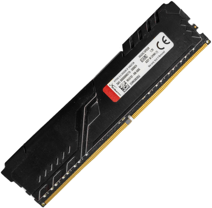 Kingston HyperX Fury 8GB 1x8GB DDR4 2400MHz Desktop Gaming RAM Module HX424C15FB3/8