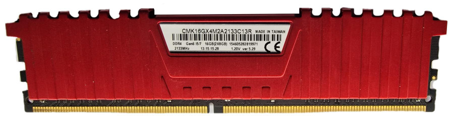 Corsair Vengeance LPX 8GB 1 x 8GB DDR4 2133MHz Desktop Gaming RAM Module CMK16GX4M2A2133C13R