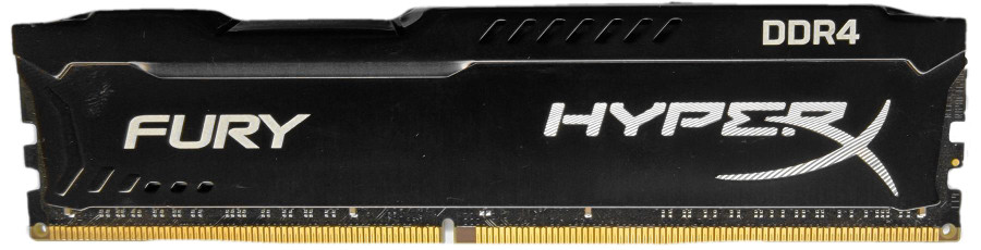 Kingston HyperX Fury 8GB 1 x 8GB DDR4 2400MHz Desktop Gaming RAM Module HX424C15FBK4/32