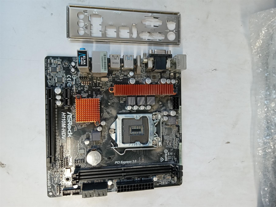 ASRock H110M-HDV Intel H110 LGA1151 Micro-ATX Motherboard