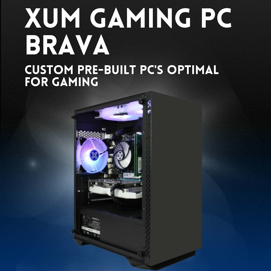 XUM Titan Gaming PC Intel Core i7-3770 CPU GTX 1050 Ti 4GB GPU 