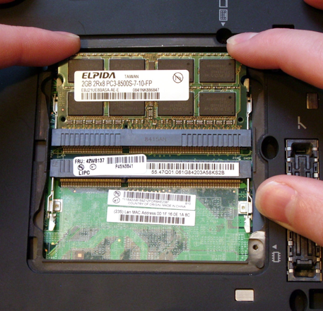 Step 3 Image: Install New RAM