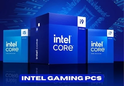 Intel gaming PCs banner