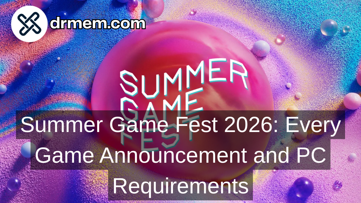 Summer Game Fest 2026: Every Game Announcement and PC Requirements Summer Game Fest 2026 every announcement and PC requirements banner