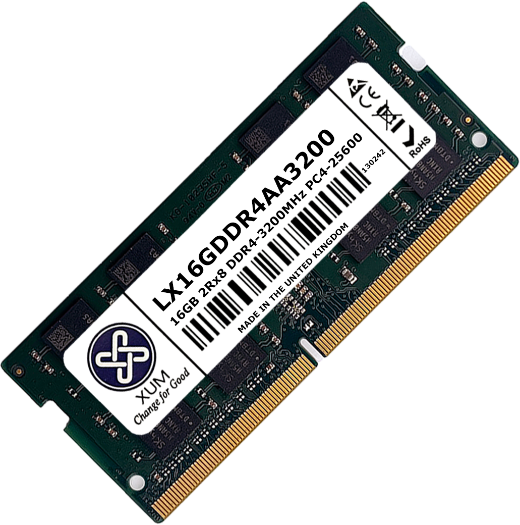 メモリ16GBX2 DDR4 3200MHz New XUM 16GB (1 x 16GB) Laptop Memory RAM 3200Mhz DDR4 Non