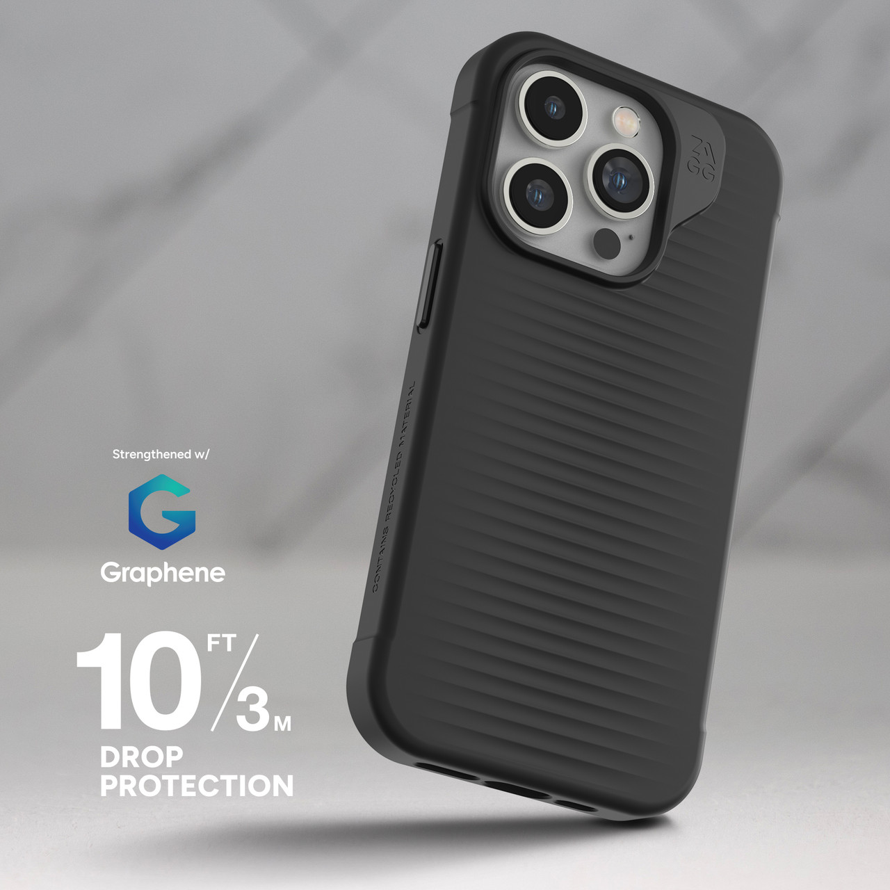 Estuche Protector Para IPhone 12 Pro Max, Negro, Super Star