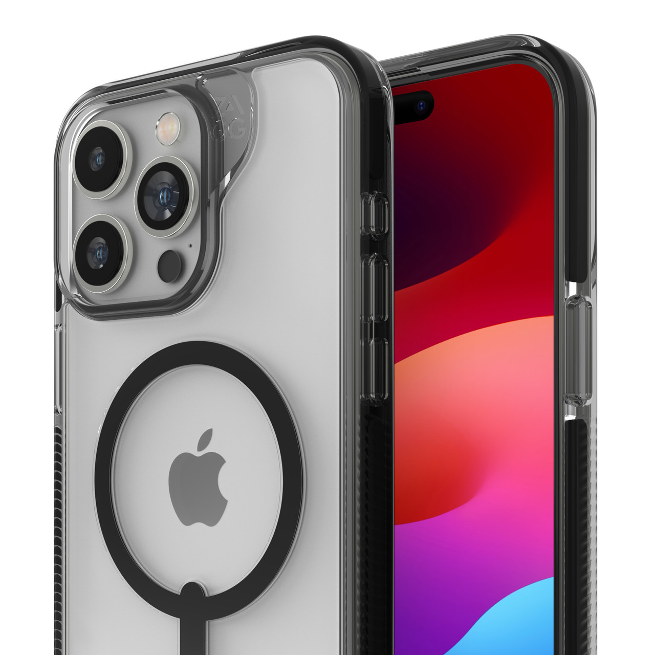iPhone 15 Pro Back Cover case  Fusion-X Magnetic Matte - Matte Black