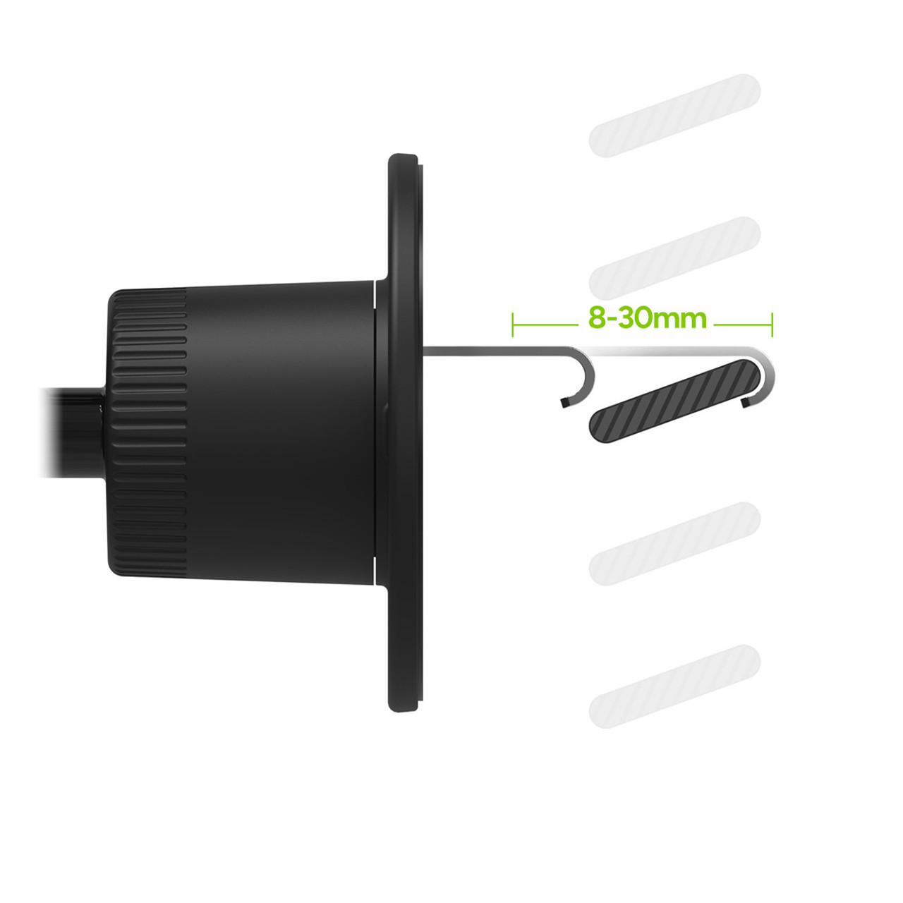 Soporte para auto Mophie Snap+ Wireless Vent Mount con cargador