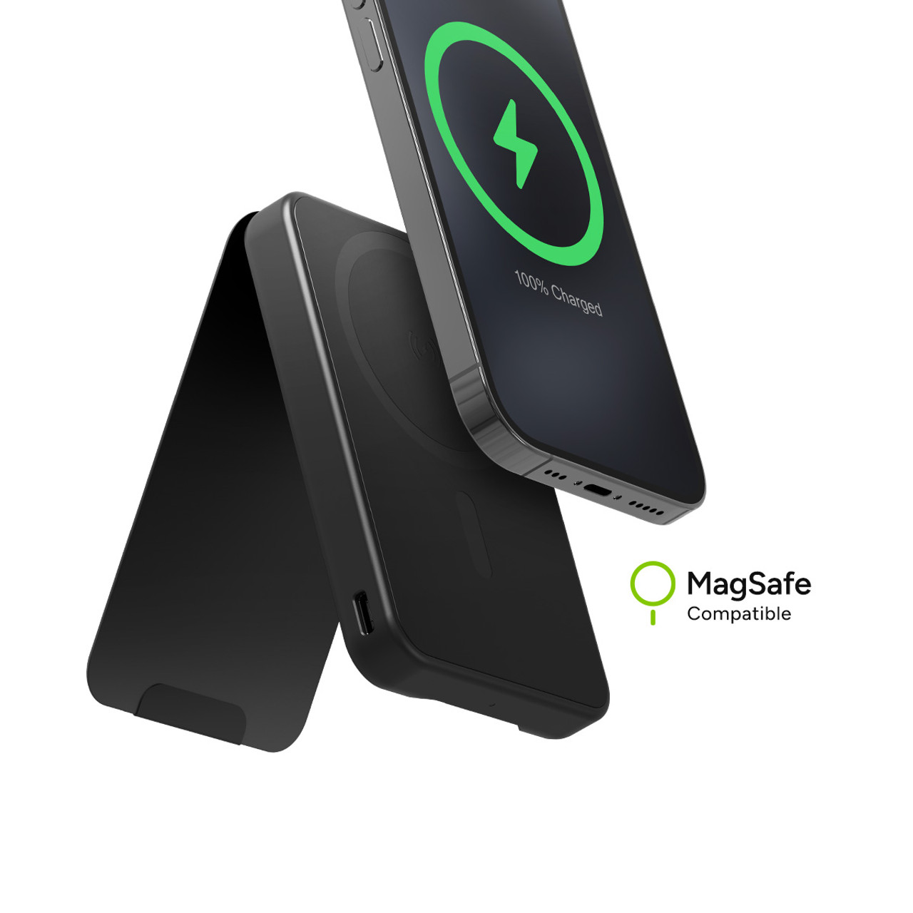mophie snap+ juice pack mini stand Magnetic 5,000mAh battery - ZAGG