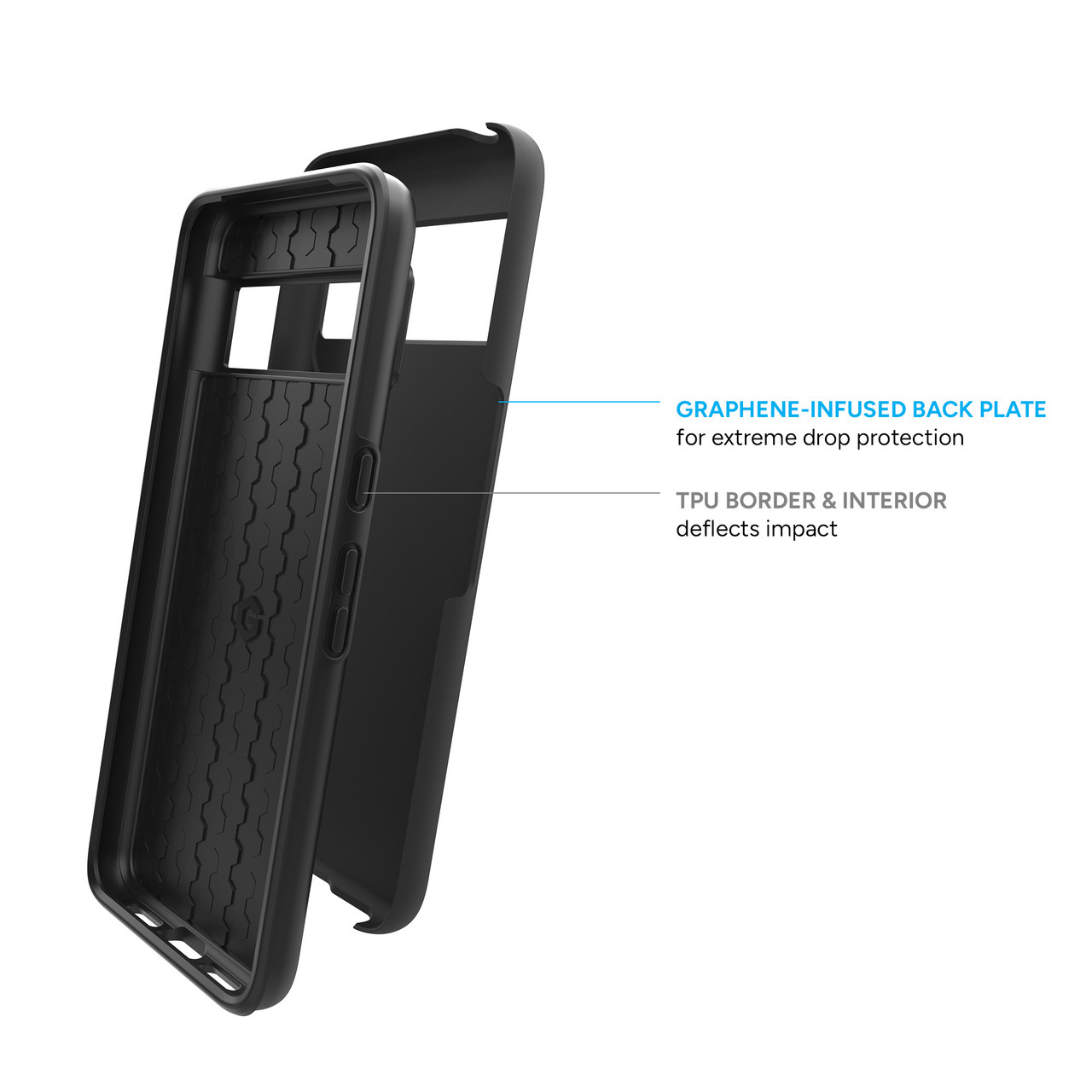 TPU+PC Dual Layer Phone Case for iPhone 15 Pro Max , Drop-proof