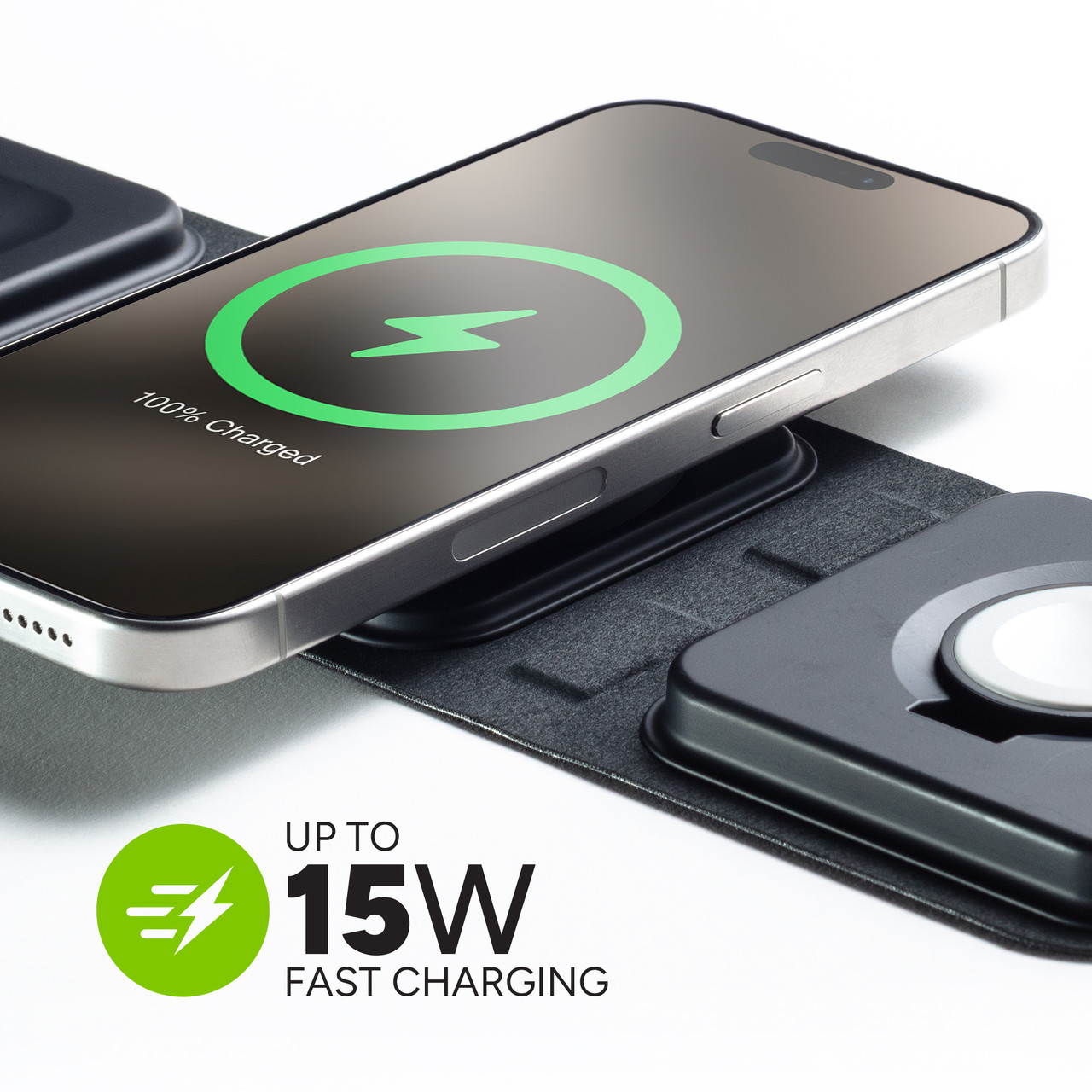 mophie's new 3-in-1 wireless charging stand with MagSafe incorporates an  adjustable height for iPhone