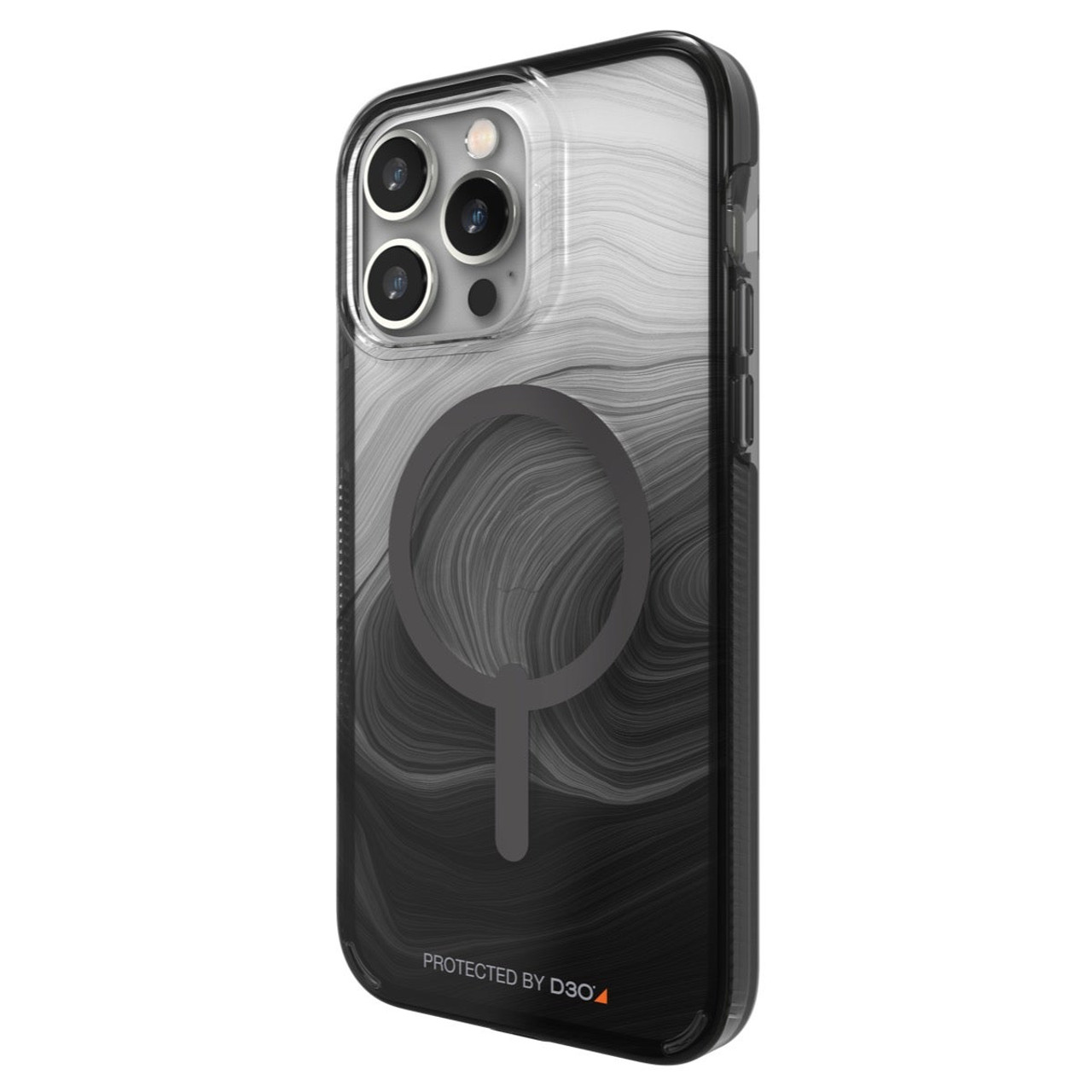 Gear4 - Milan Snap Case for Apple iPhone 14 Pro Max - Black Swirl