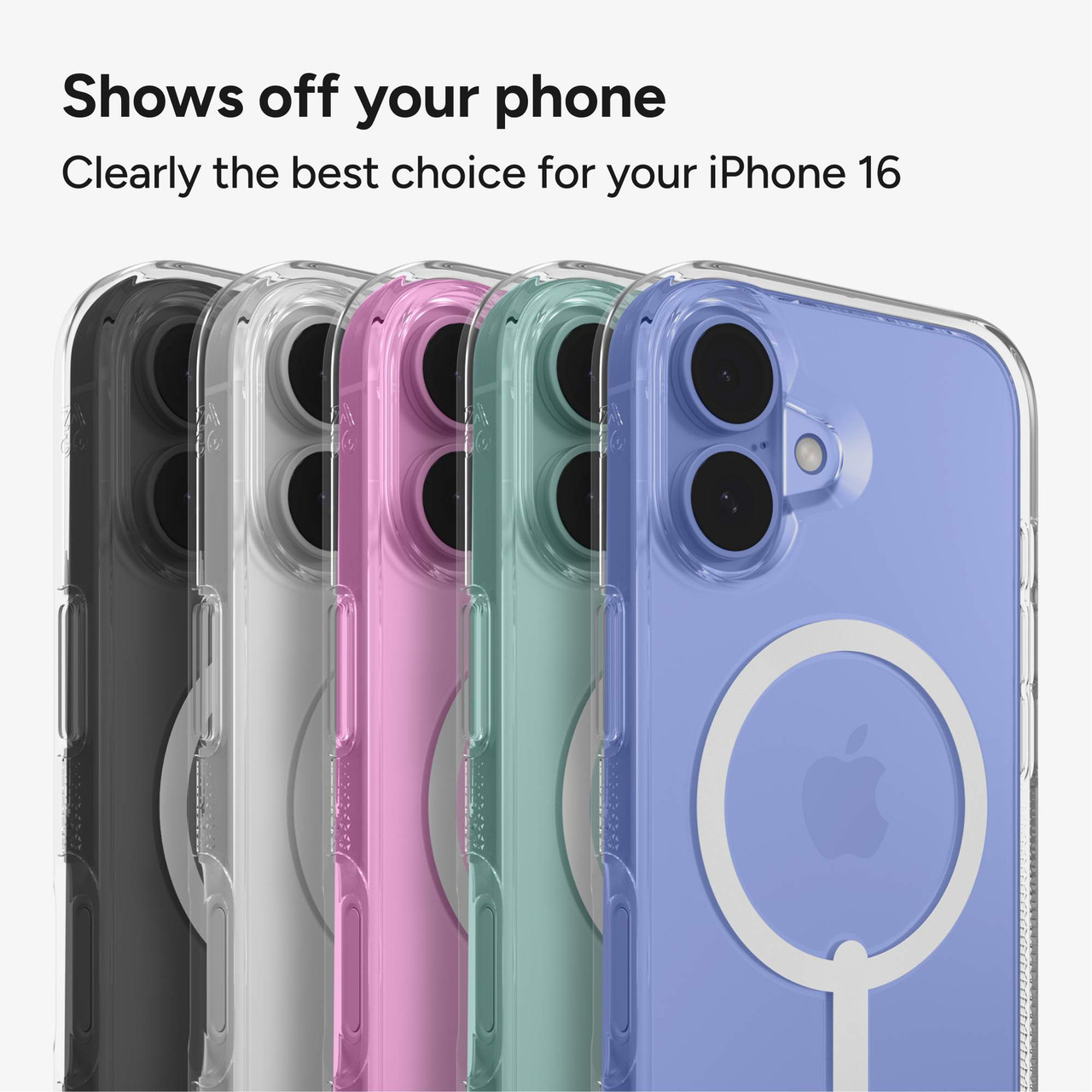 ZAGG Crystal Palace Snap Case with Kickstand for iPhone 16