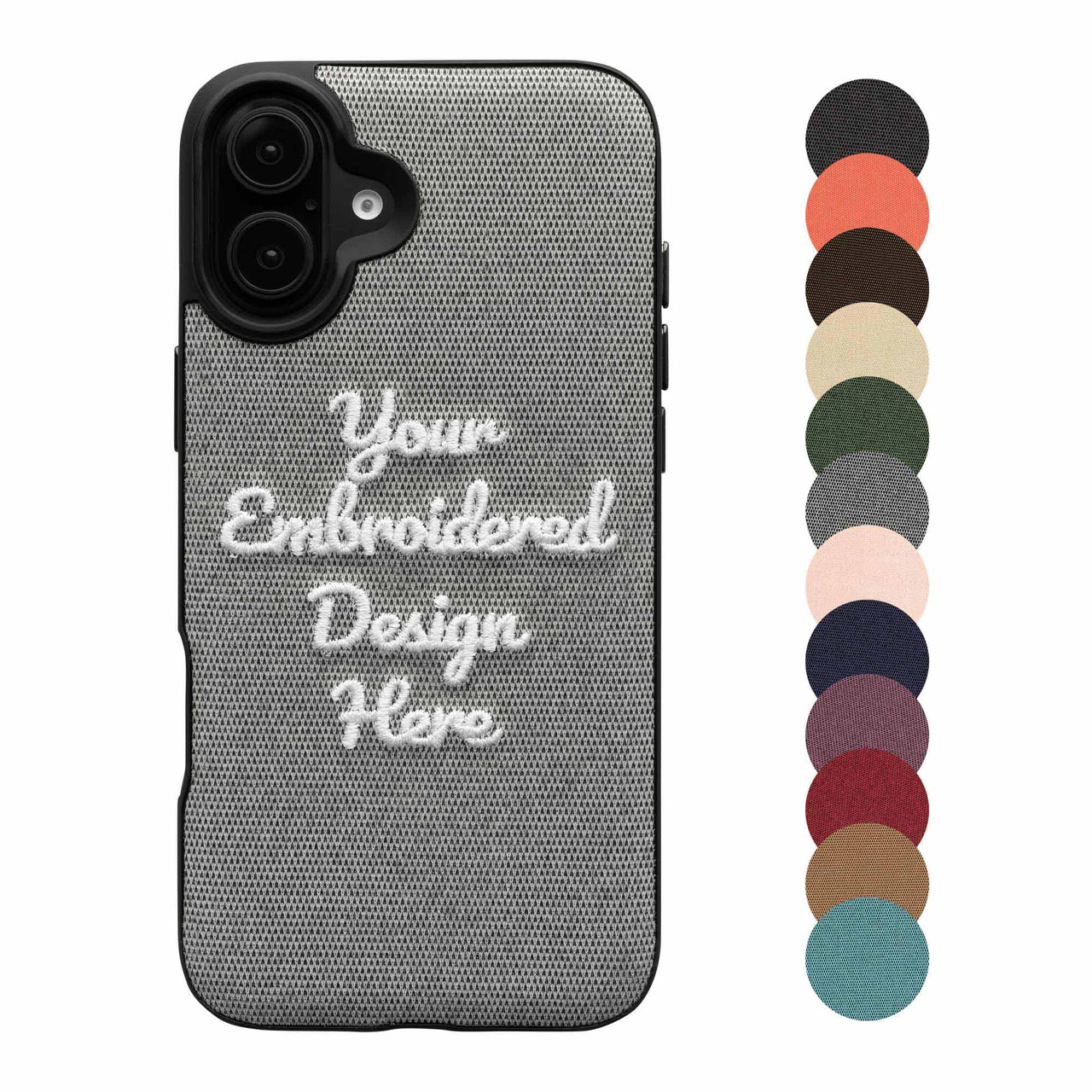 London Snap for MagSafe Custom Embroidered Apple iPhone 16 Plus Cell Phone  Case