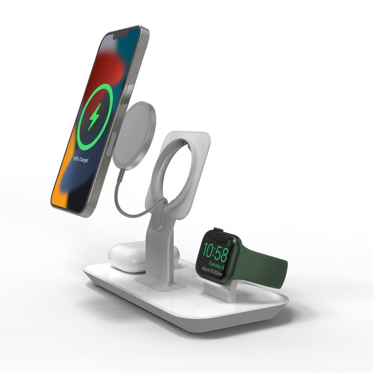 3 in 1 Wireless Charging Station - MagSafe Compatible - Journey