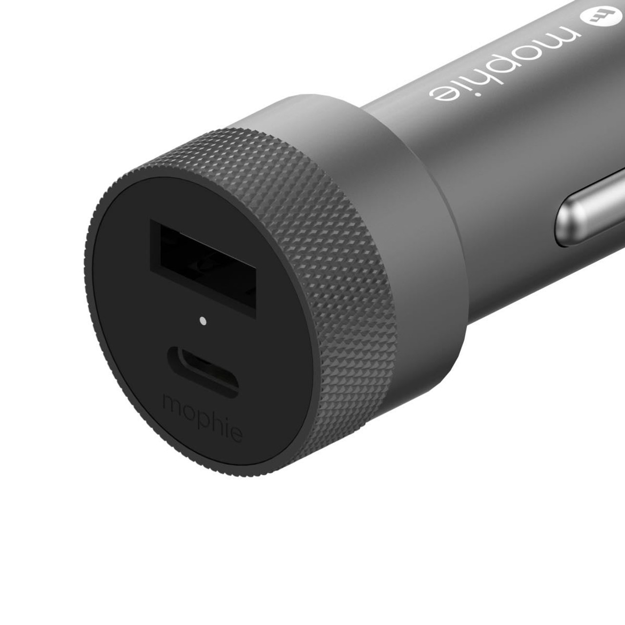 Mophie 32W Dual USB-C + USB-A Car Charger (Black) (Apple Exclusive)