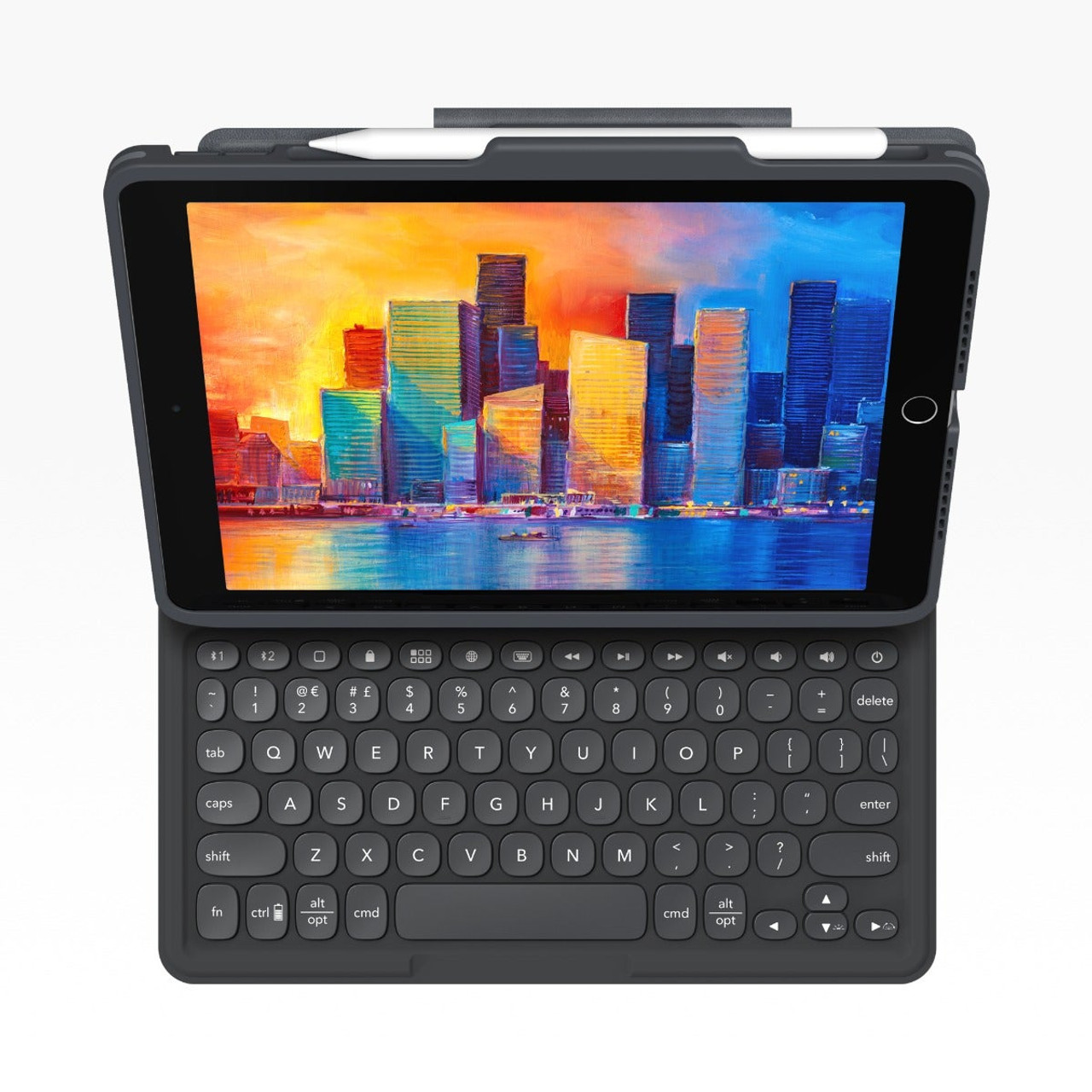 Zagg Pro Keys Wireless Keyboard and Case for iPad 10.9 10th Gen, Black