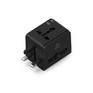 International Plug Adapters || The adapter has plugs and prongs for US, UK, Europe, and Australia wall outlets.