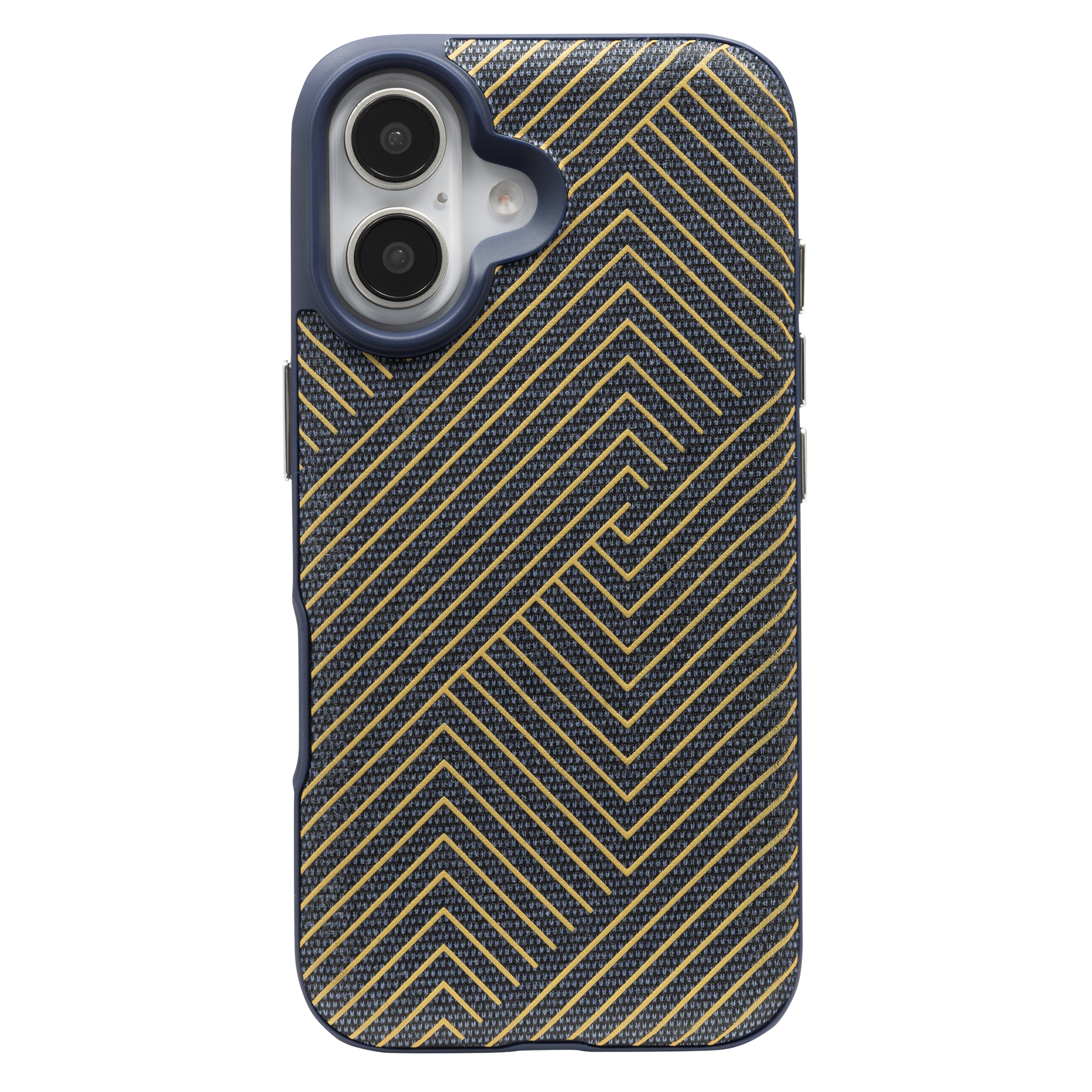 iphone 13 phone case with card holder Quilted Leather iPhone Case with Double Card Holders