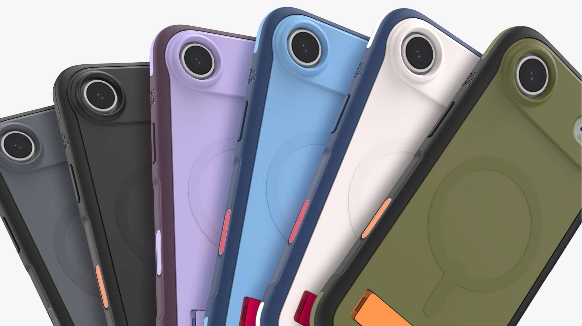 man holding crystal palace snap stand case