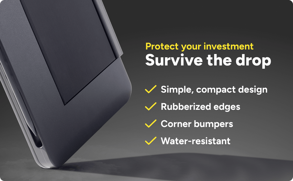 ZAGG Rugged Book Connect iPad case with keyboard featuring direct connection that draws power from iPad.