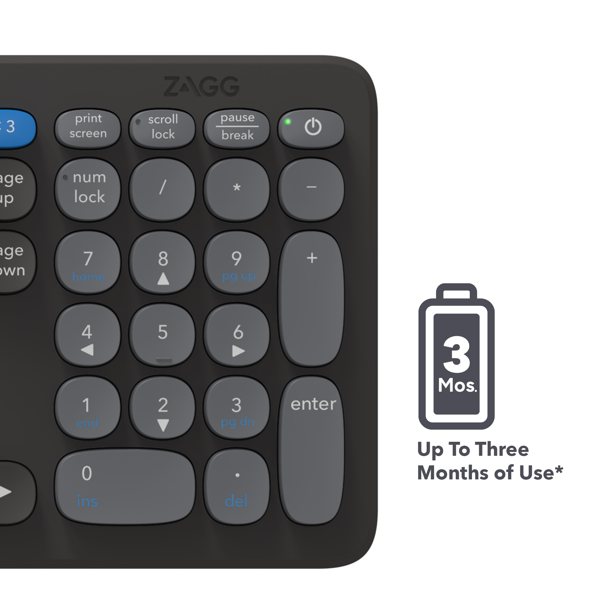 ZAGG Bluetooth Keyboard 本体 ZAGG Pro Keyboard 17 - ZAGG