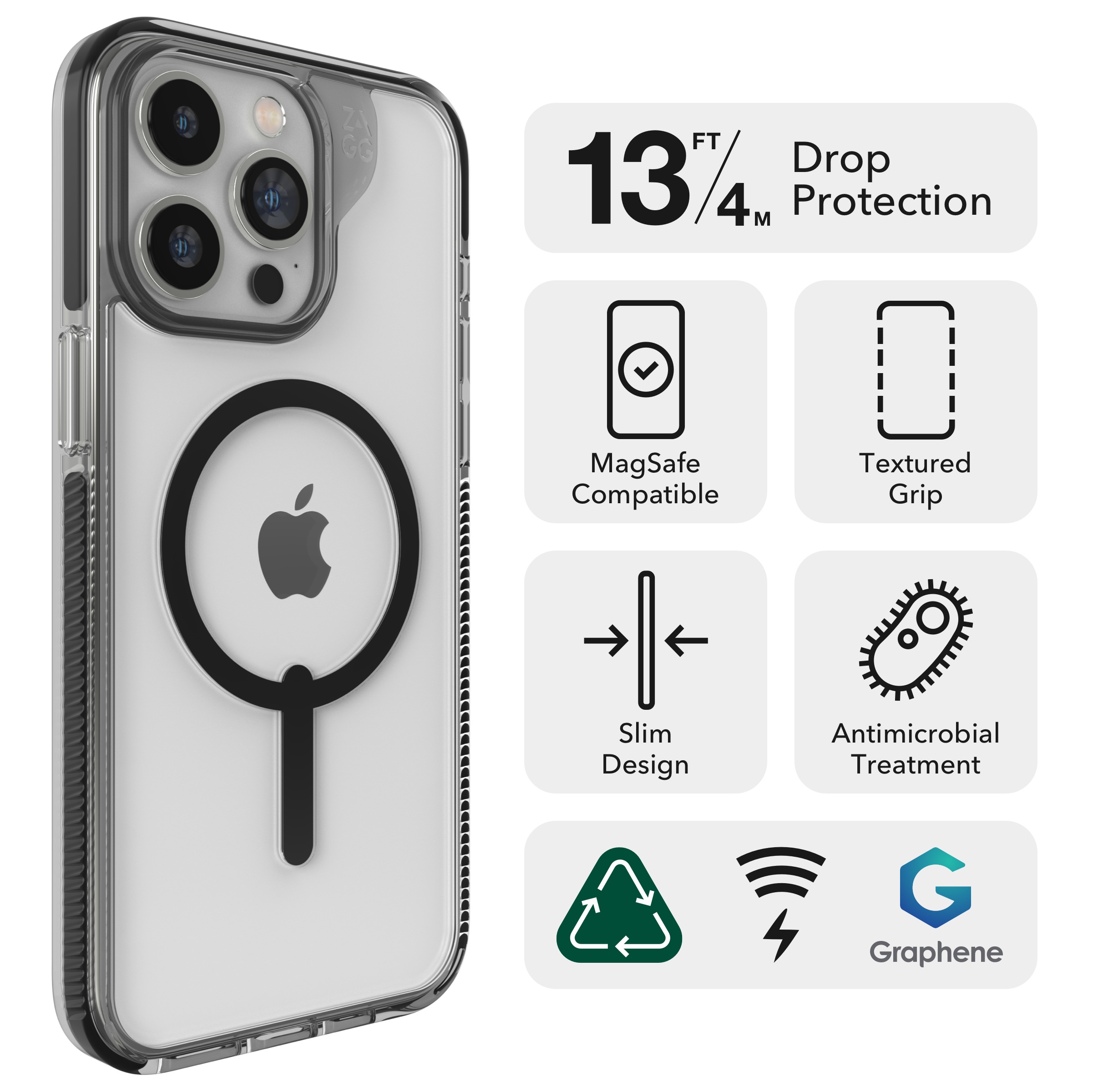 ZAGG Santa Cruz Snap for MagSafe Cell Phone Case Apple iPhone 15 Pro Max in Orange at ZAGG ZAGG Santa Cruz Snap for MagSafe Cell Phone Case Apple iPhone 15 Pro Max in Orange at ZAGG