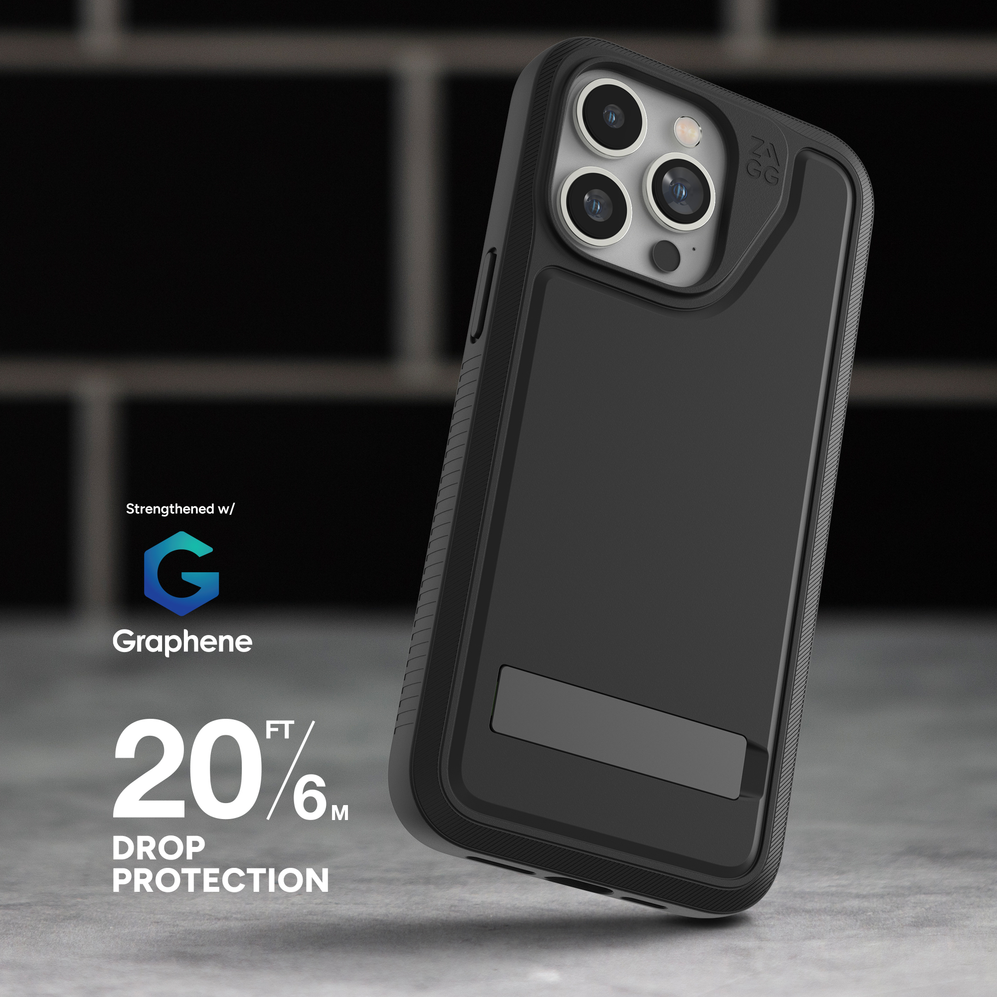 ZAGG iPhone 15 Pro Max (GEAR4) Everest Snap Kickstand Case Marine ZAGG iPhone 15 Pro Max (GEAR4) Everest Snap Kickstand Case Marine