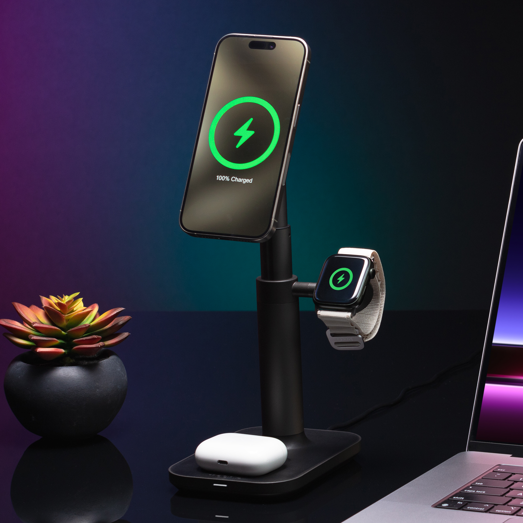 Universal Wireless MagSafe 3-in-1 Extendable Stand