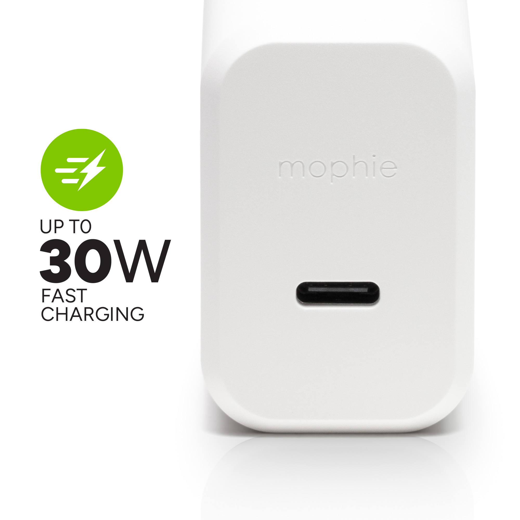 Up to 30W of Fast Charging with USB-C PD||
Delivers up to 30W of power to charge your portable device.