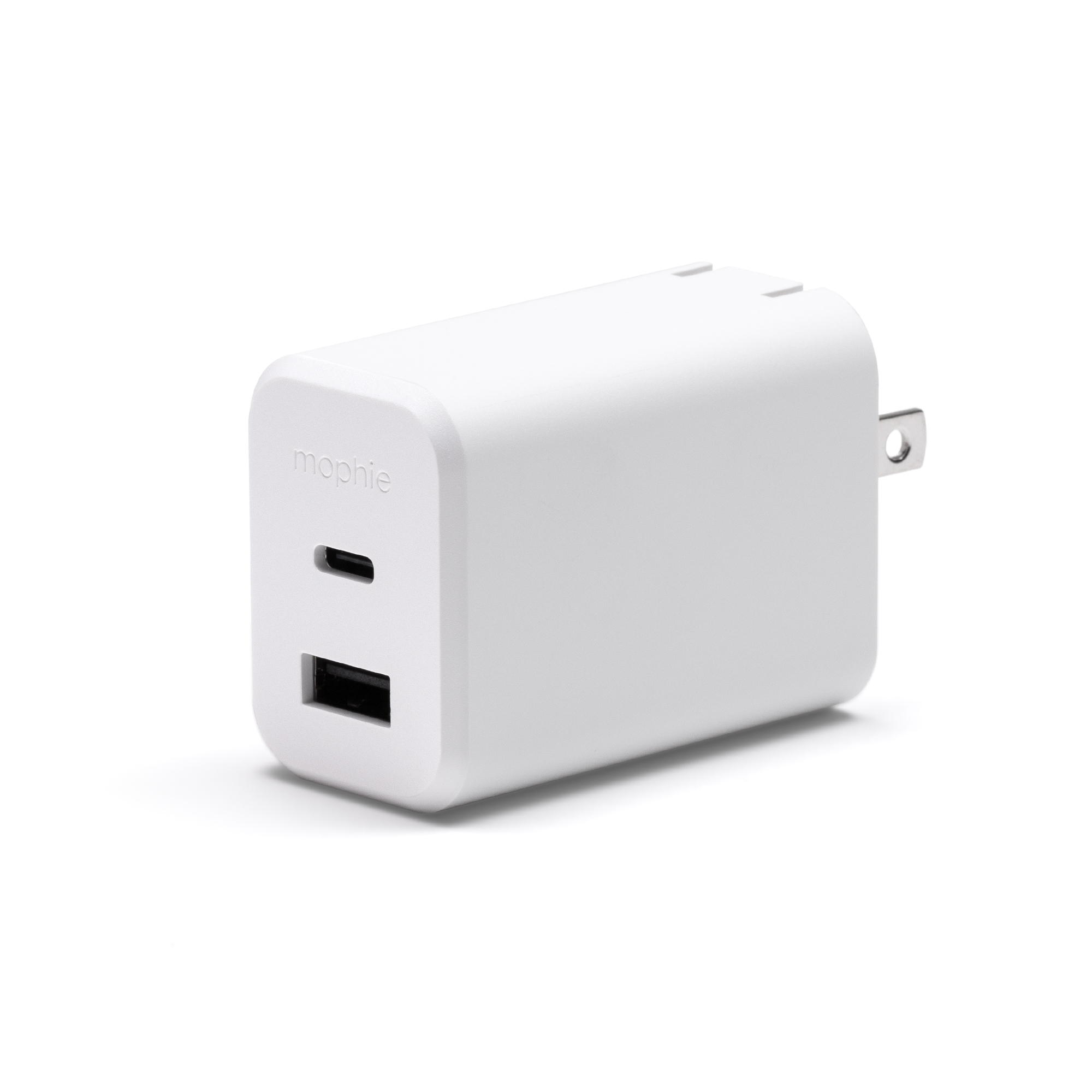 mophie speedport 42 USB-C PD USB-A 42W GaN fast wall charger