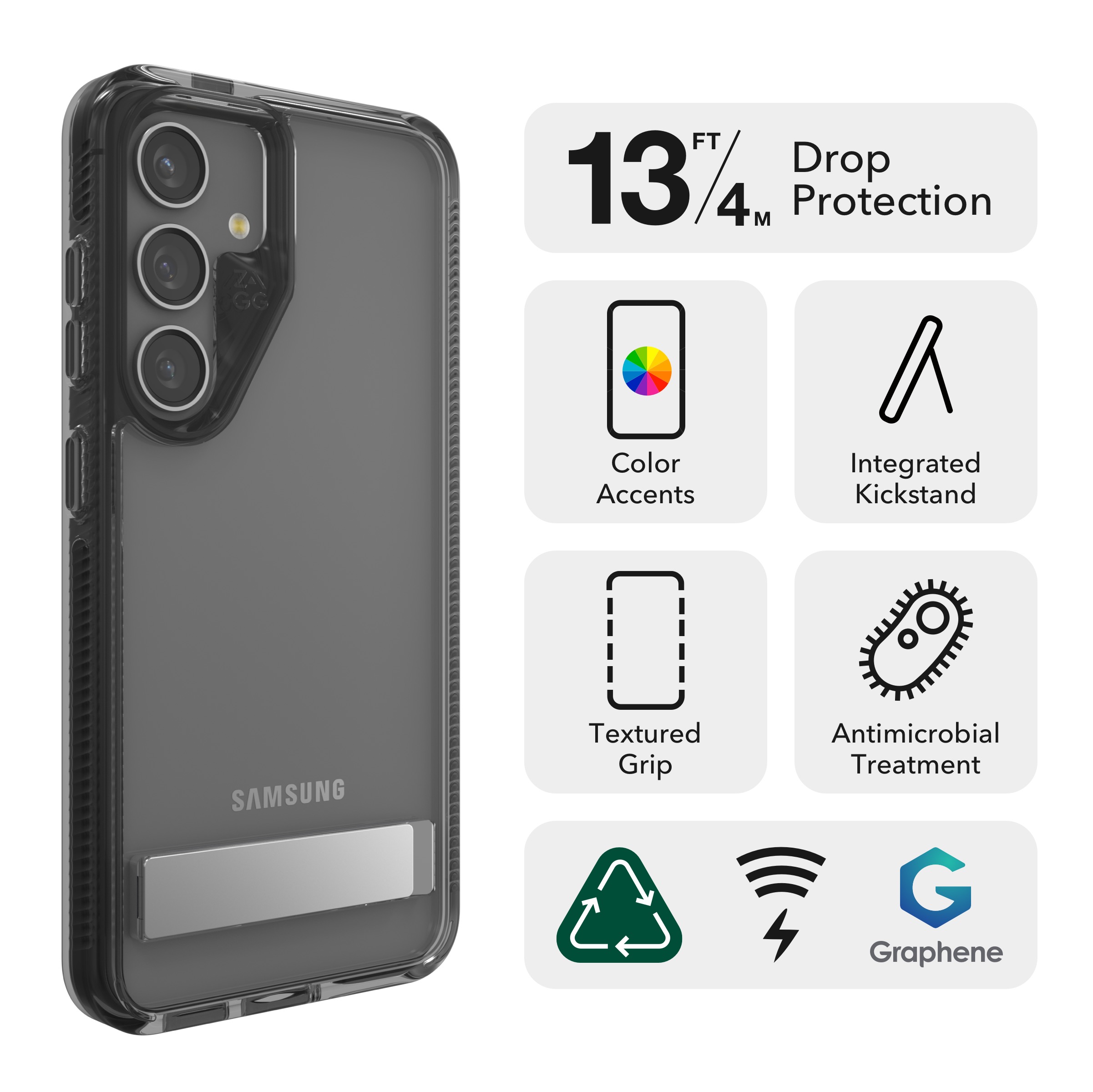 Santa Cruz Stand Samsung Galaxy S24 Cell Phone Case