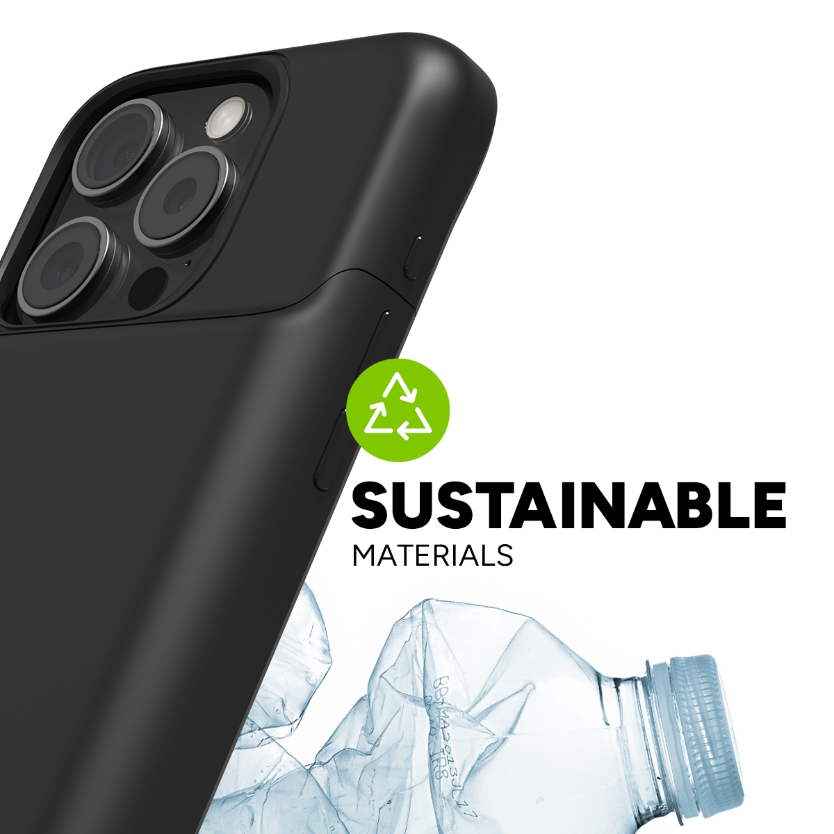 Sustainable Materials||
The external plastic case is made with up to 50% post-consumer recycled plastics. (4)