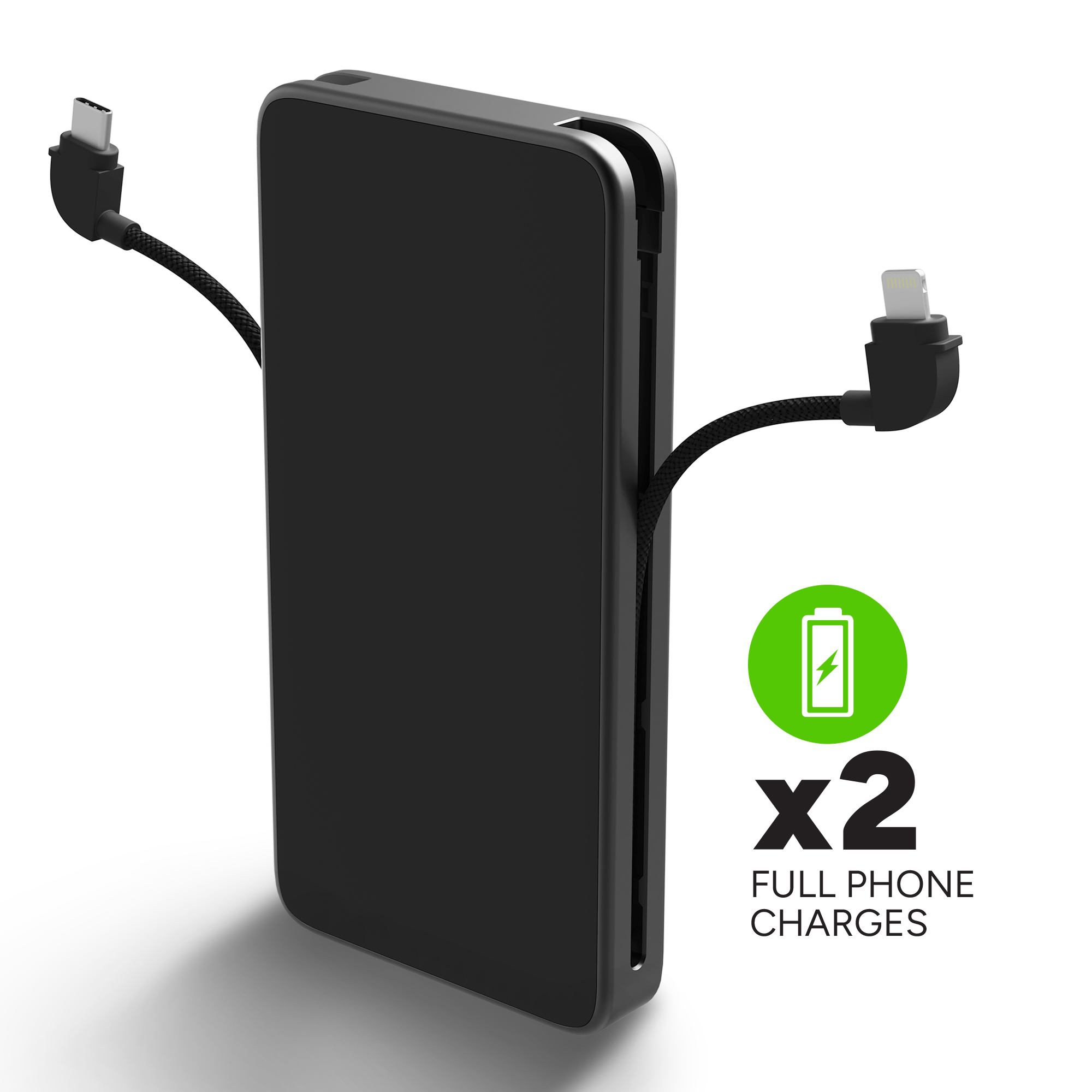 Powerstation Plus 10K Power Bank with Integrated Cables 30W - Portable power  banks with integrated cables - Mophie
