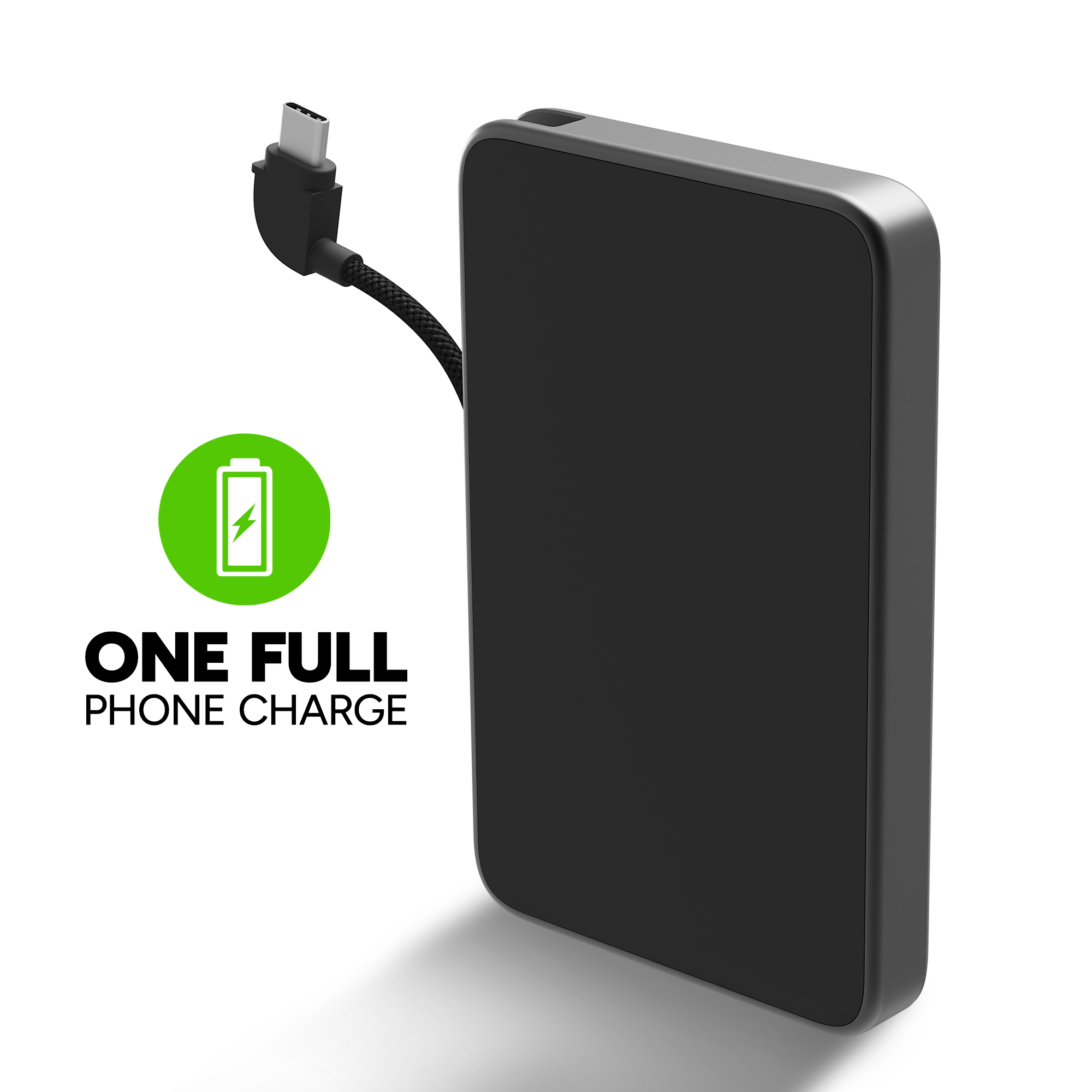 Powerstation Plus Mini 5K Power Bank with Integrated Cable 5K
