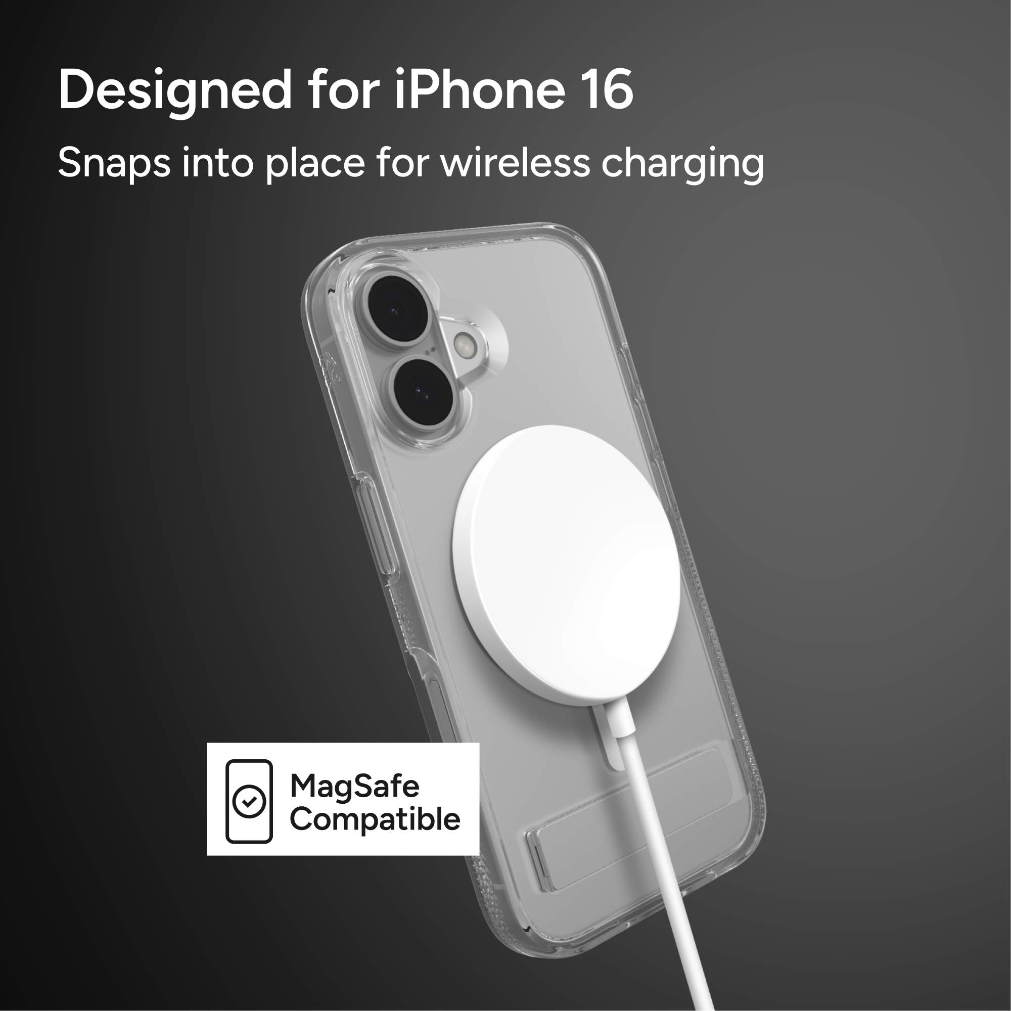 Crystal Palace Snap for MagSafe with Stand Apple iPhone 16 Cell