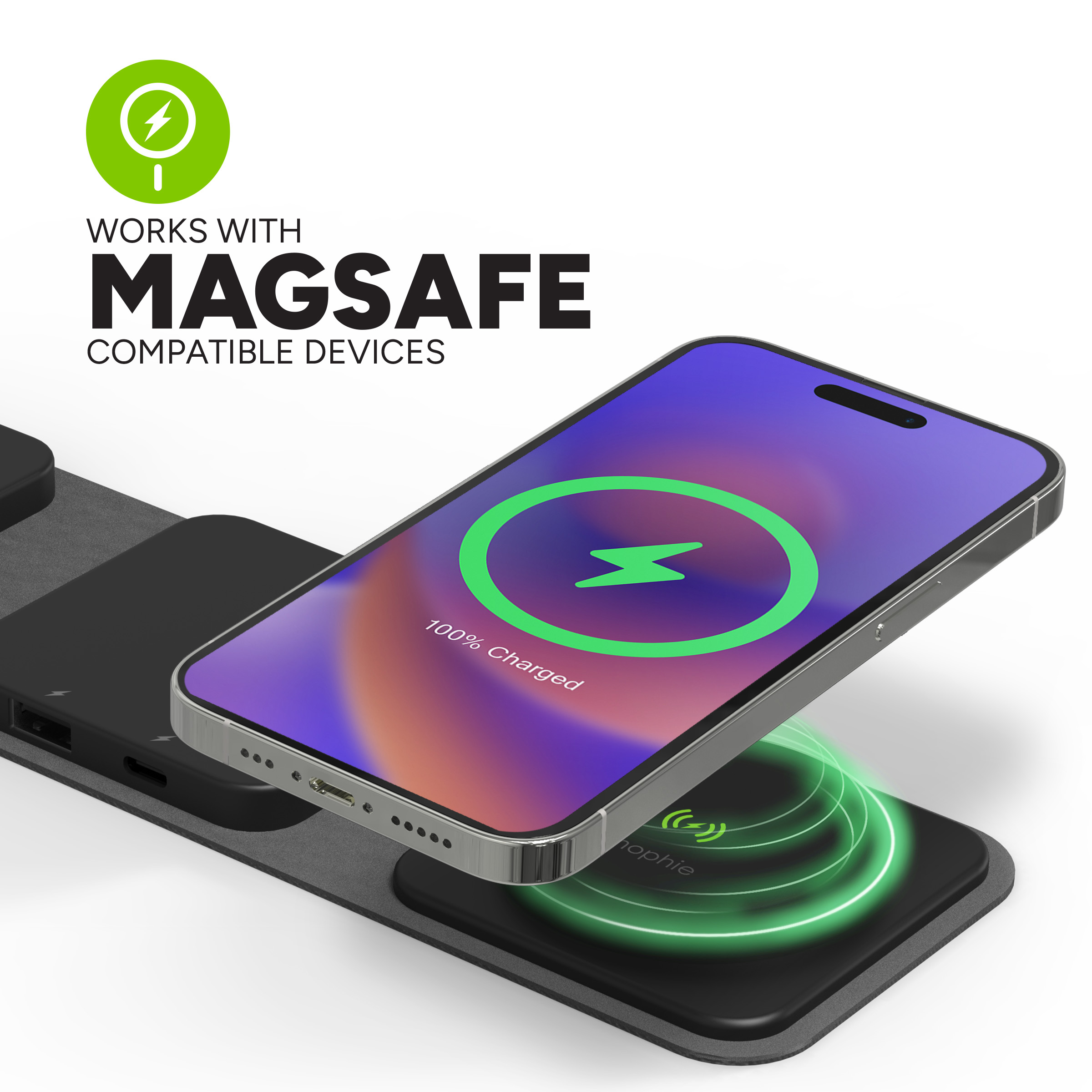 Snap+ Multi-Device Travel Charger - Portable wireless