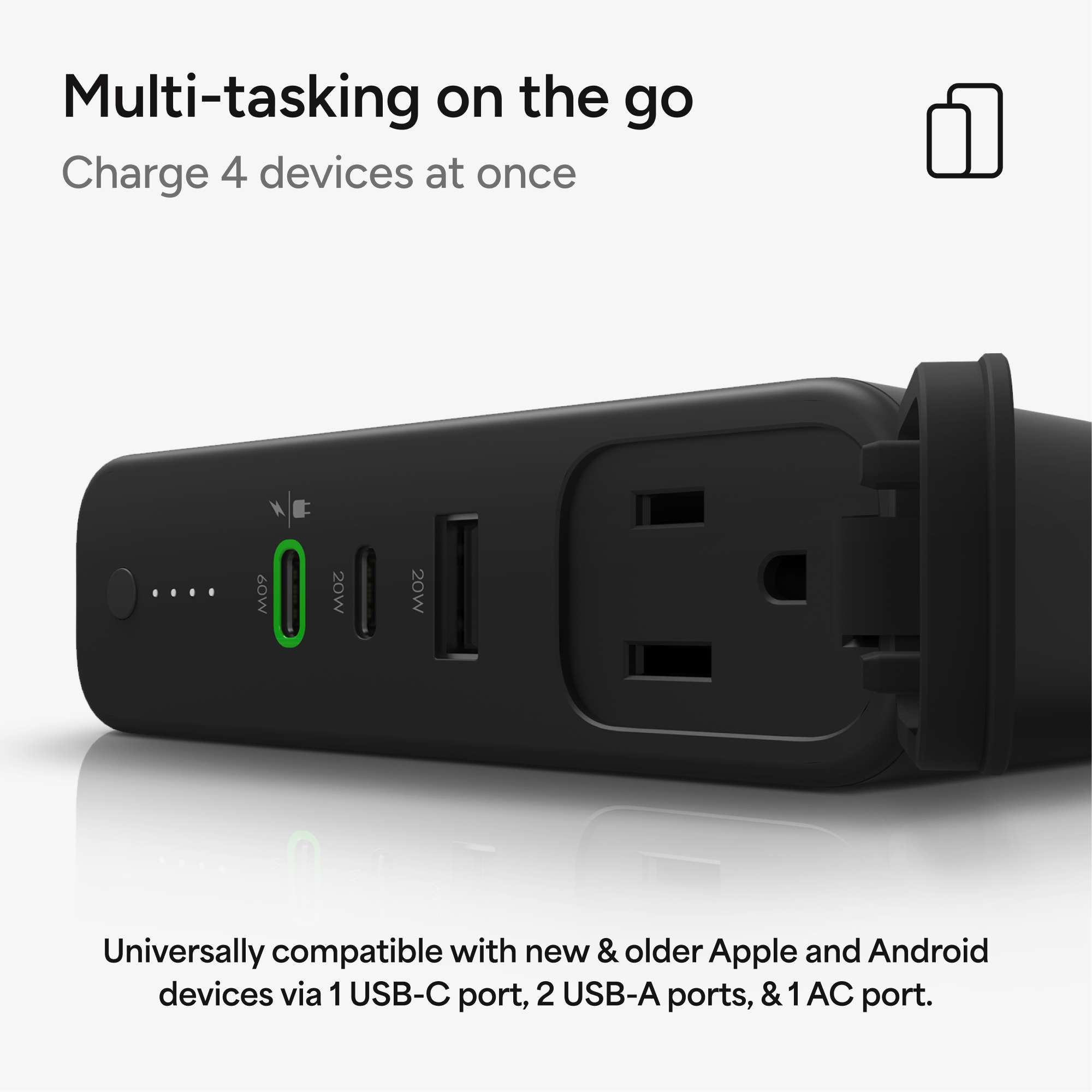 Mophie Powerstation Pro 27K Power Bank with AC Port