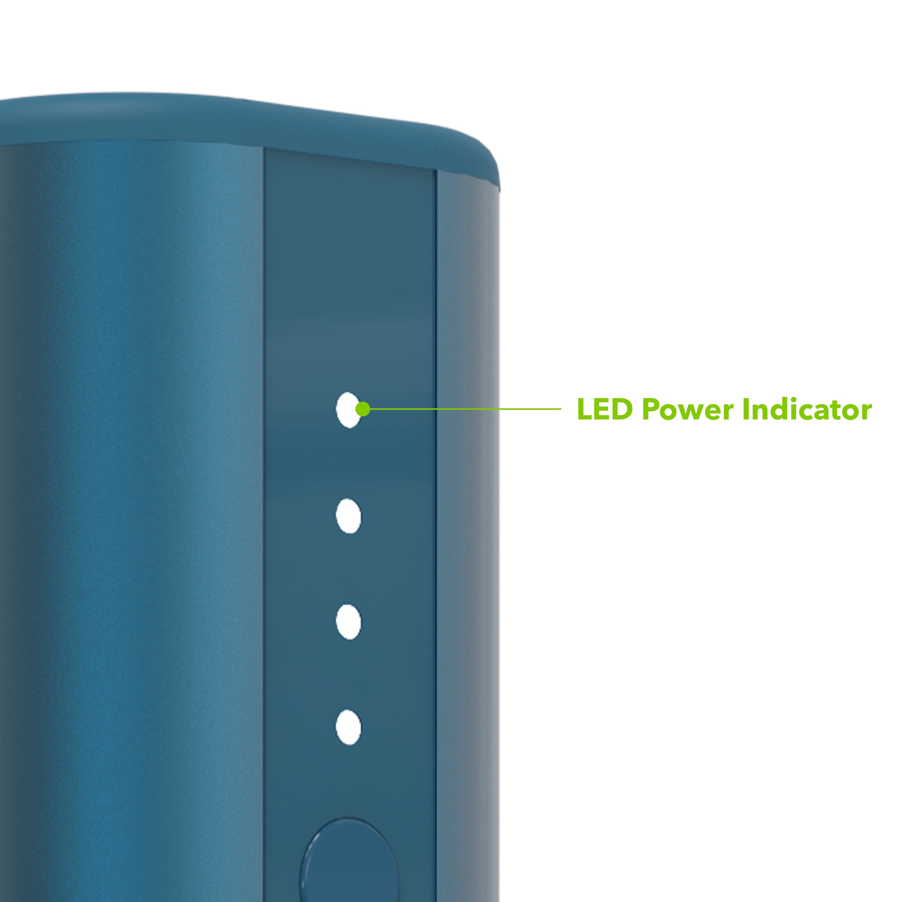 LED Power Indicator||The integrated four-light LED power indicator displays charging status and the current battery life.