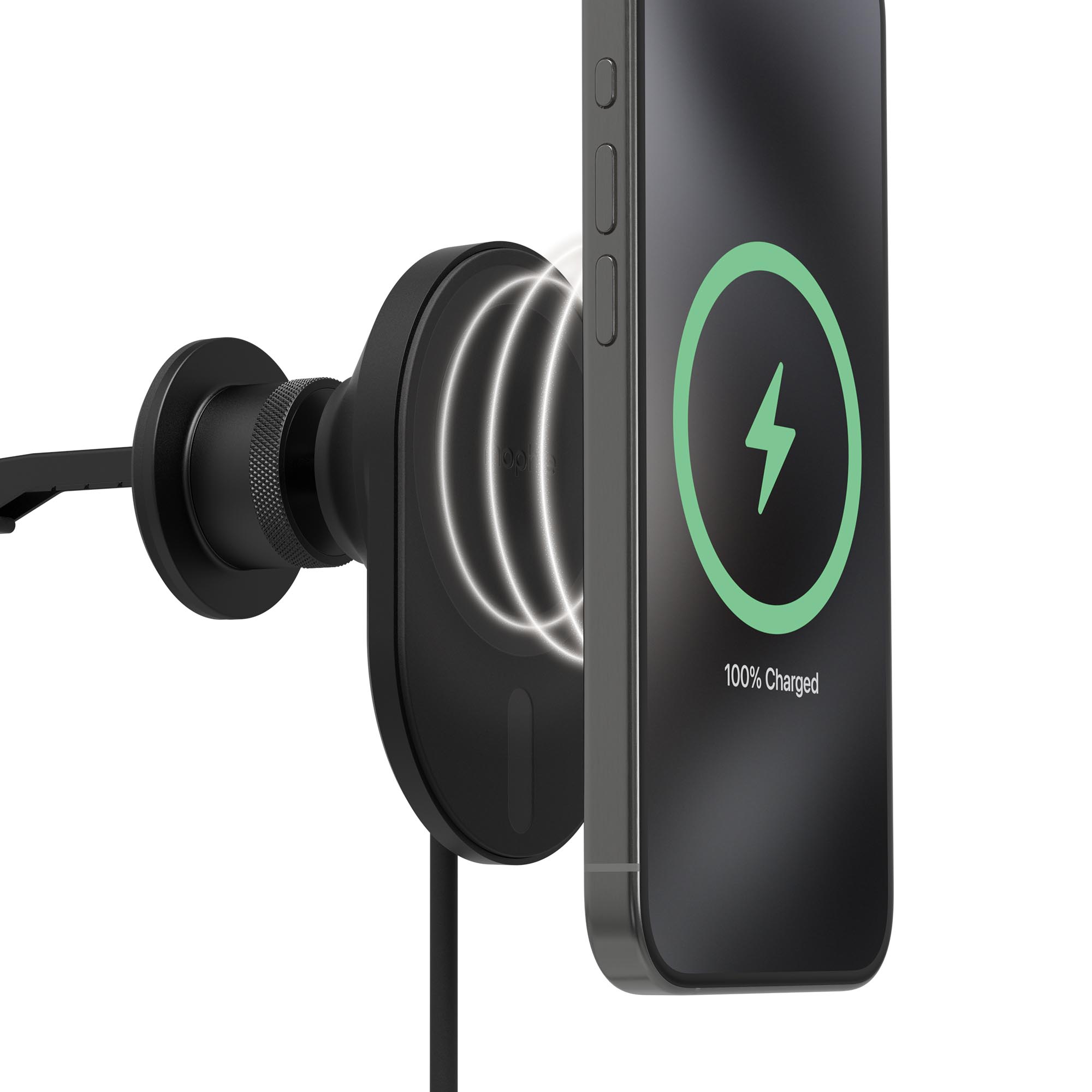 Magnetic Wireless Charging Vehicle Vent Mount - Smartphone