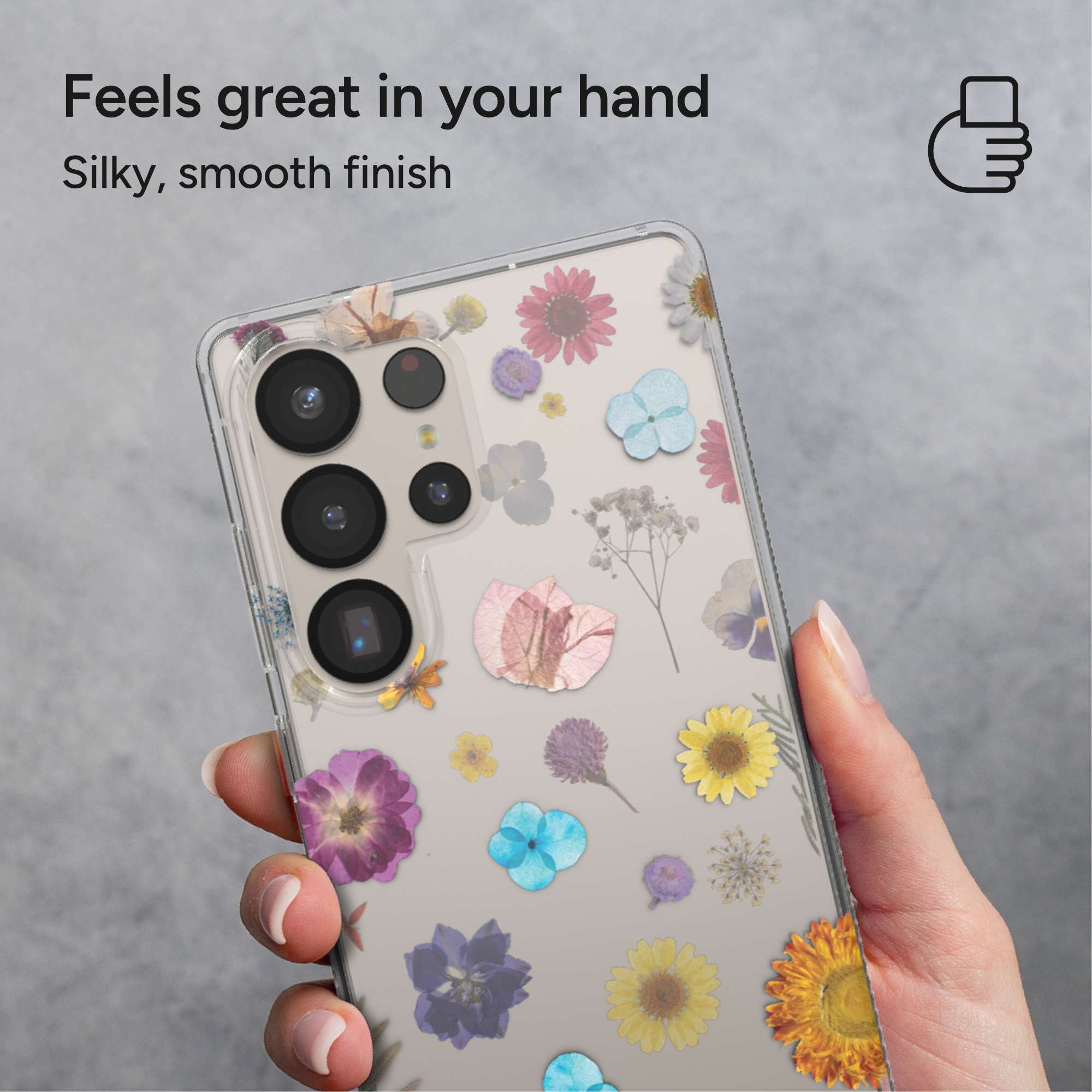 Milan Flower Samsung Galaxy S25 Ultra Cell Phone Case
