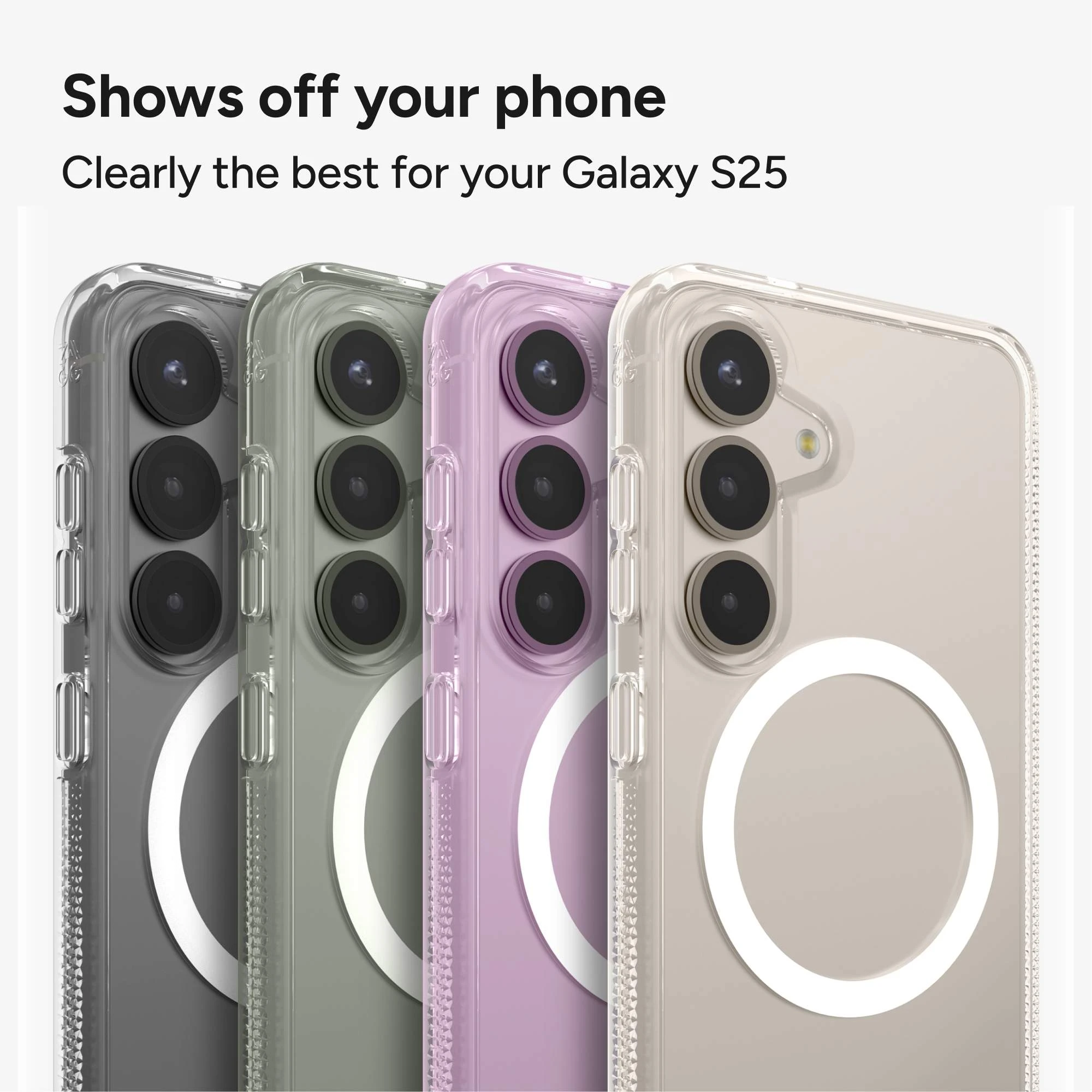 ZAGG - Crystal Palace Snap Magsafe Case for Samsung Galaxy S25 - Clear ZAGG - Crystal Palace Snap Magsafe Case for Samsung Galaxy S25 - Clear