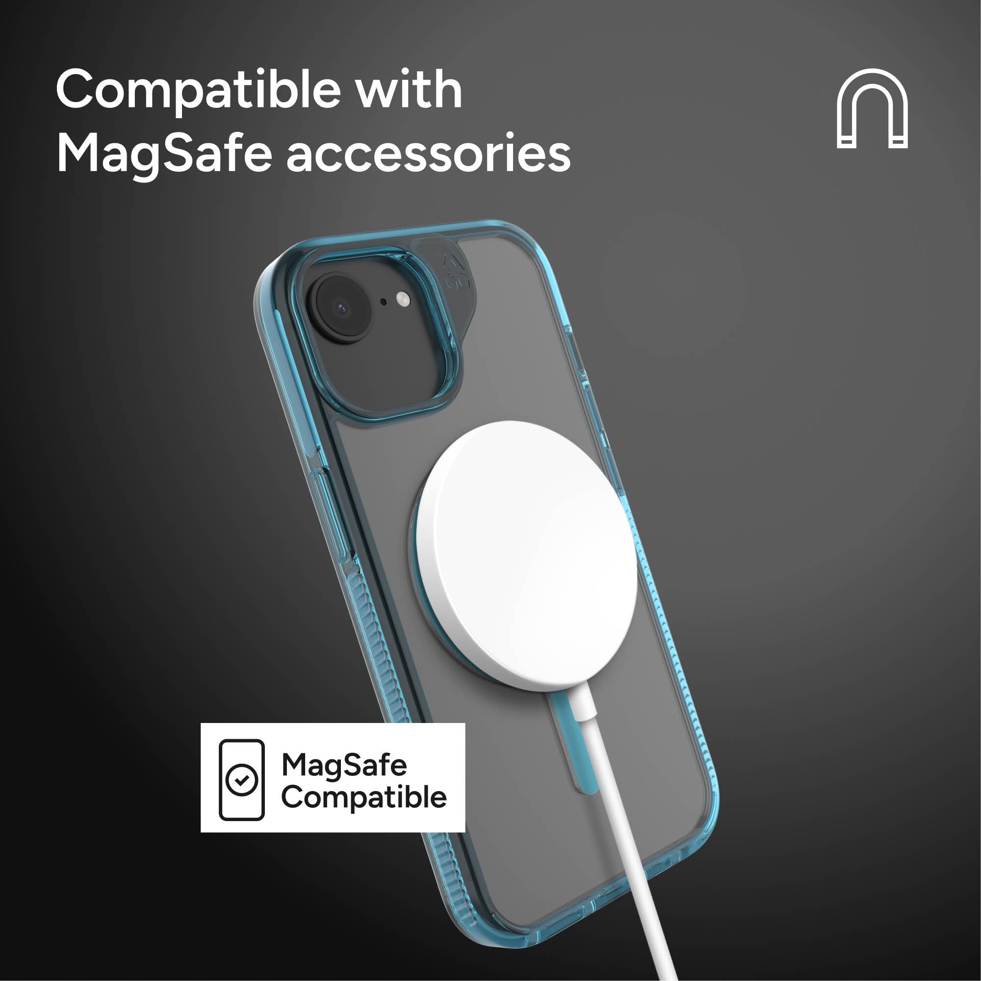 Santa Cruz Snap for MagSafe Apple iPhone 17e, 16e, 15, 14, 13 Cell