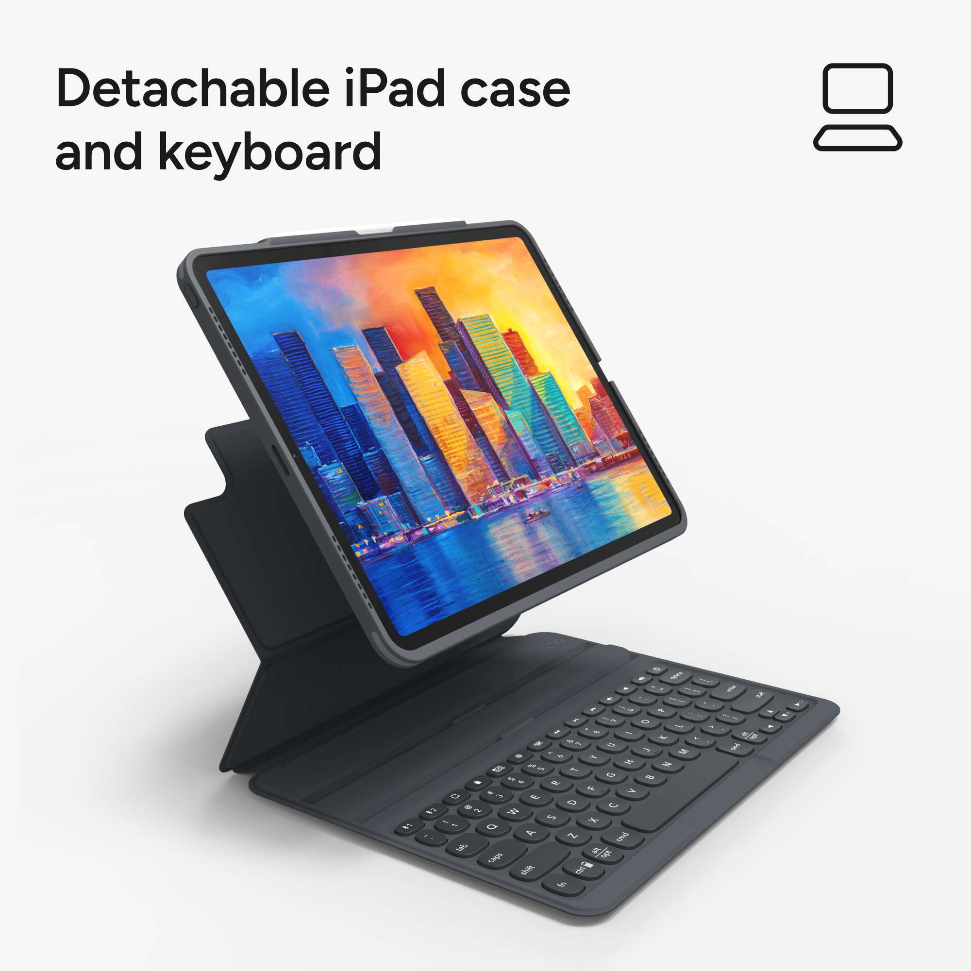ipad pro 11インチ　2世代　128gb wifi zaggキーボード Pro Keys - Bluetooth Keyboard and Case for the iPad Air 11