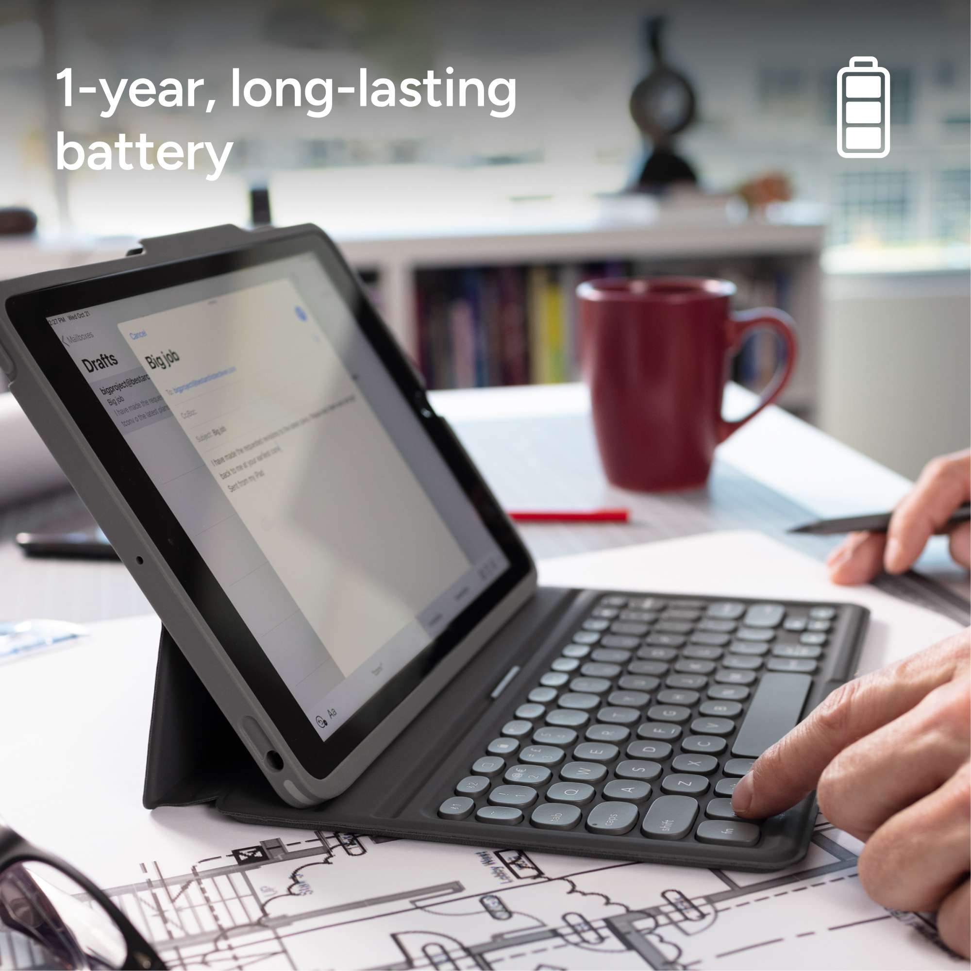 Pro Keys - Bluetooth Keyboard and Case for the iPad Air 11