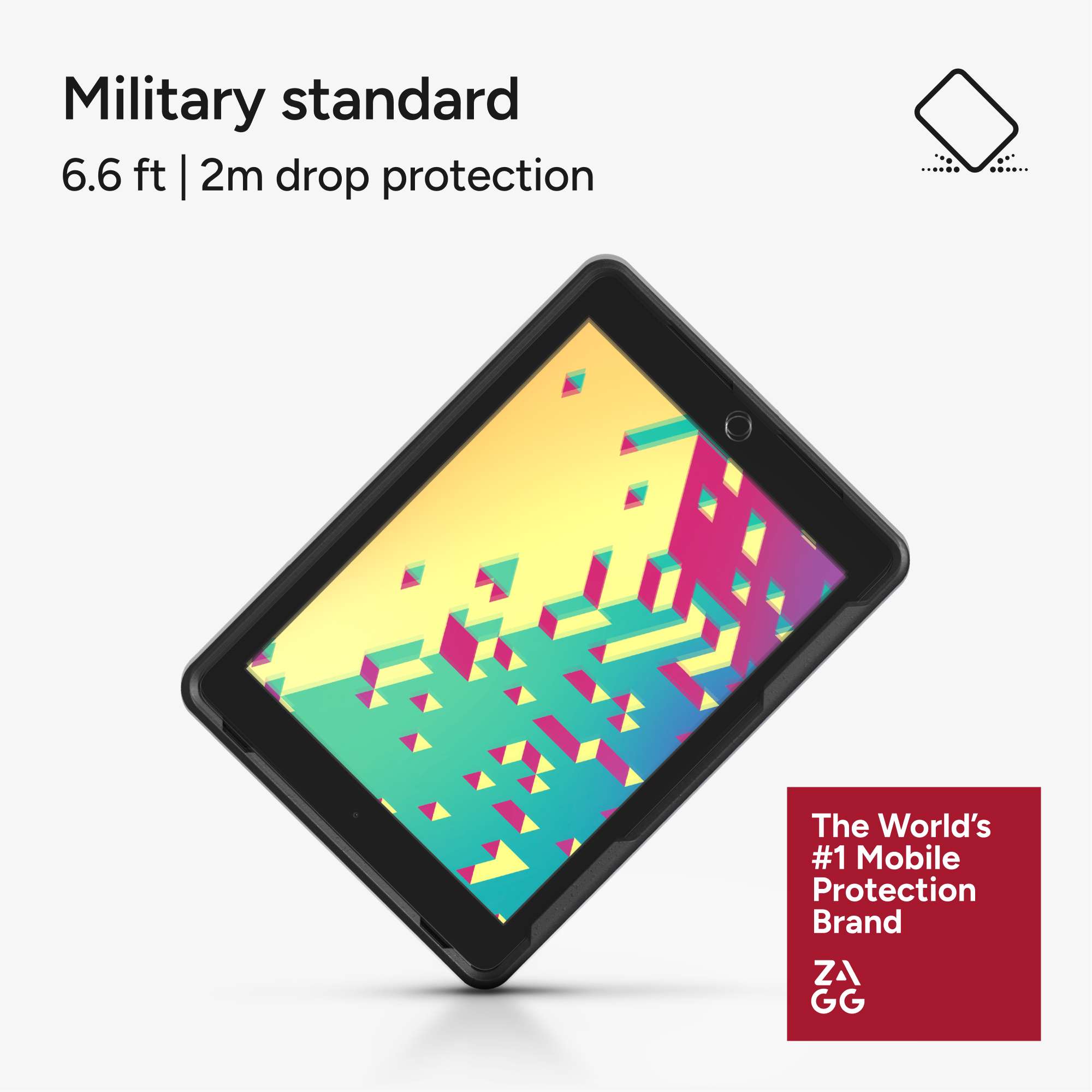 Rugged Book for the Apple 9.7-inch iPad Pro/9.7-inch iPad/Air 2/Air