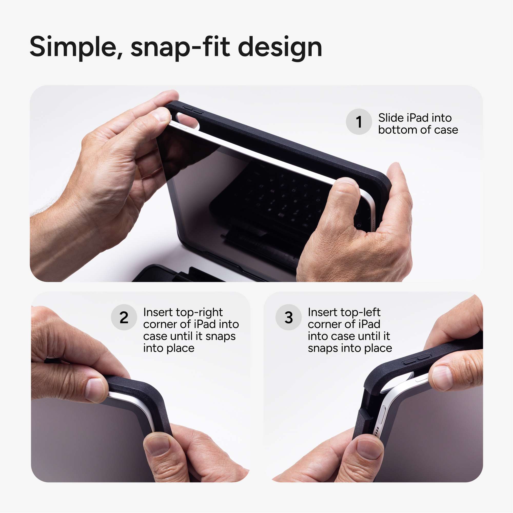 ZAGG Rugged Book for the Apple iPad 9.7" (Gen 5, 4, 3, 2, 1) / iPad Pro 9.7" (Gen 1) / iPad Air 9.7" (Gen 1, 2)10 of 10