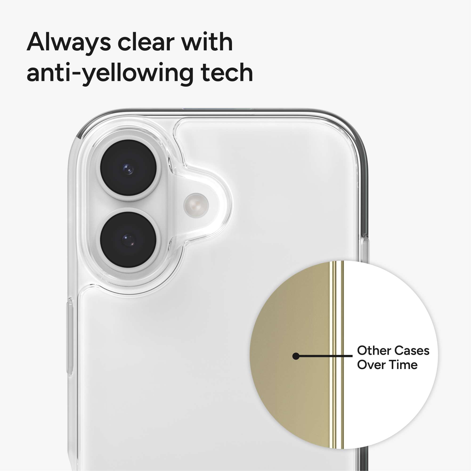 ZAGG - Crystal Palace Lite Case for Apple iPhone 17 - Clear ZAGG - Crystal Palace Lite Case for Apple iPhone 17 - Clear