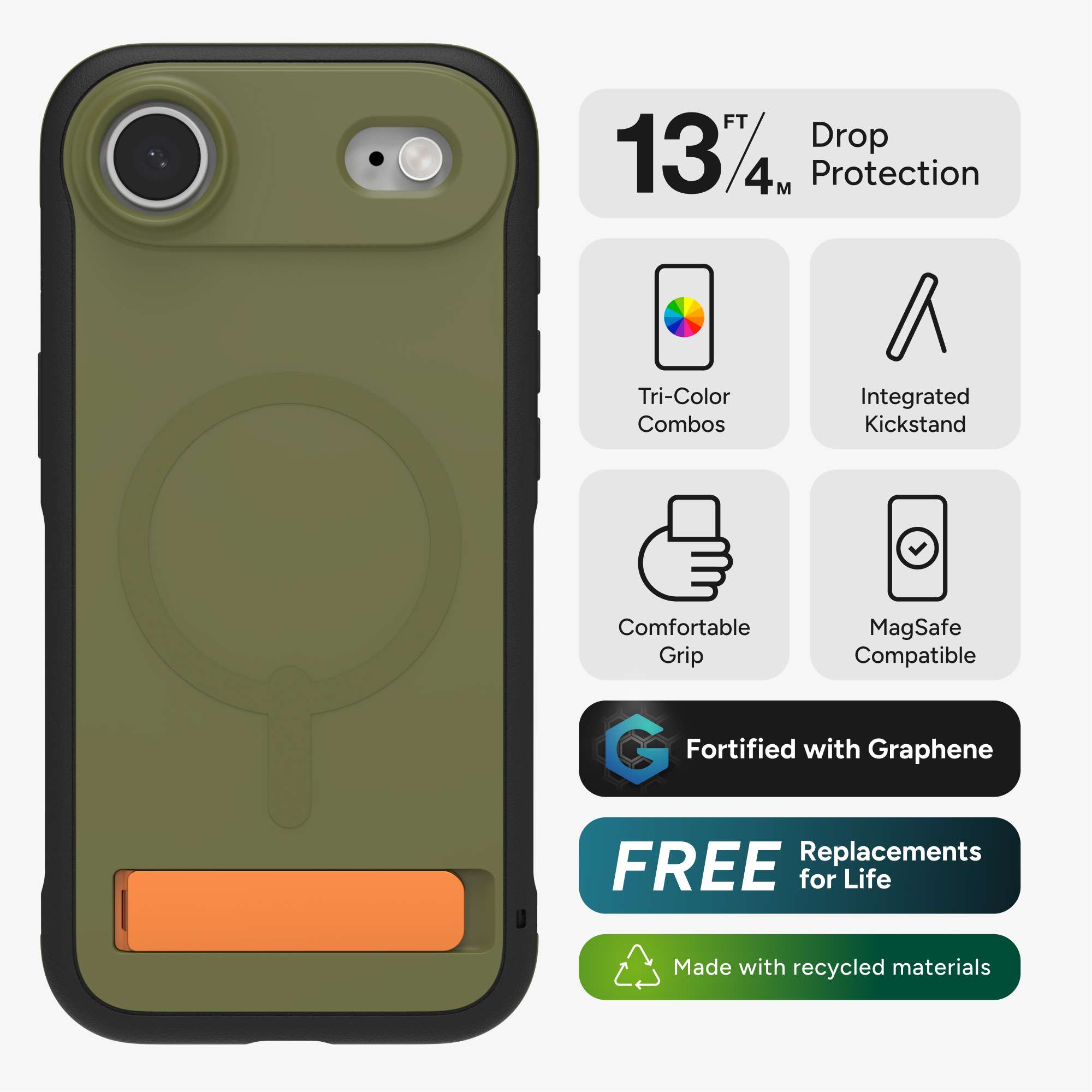 Sedona Snap for MagSafe iPhone Air Phone Case with Stand