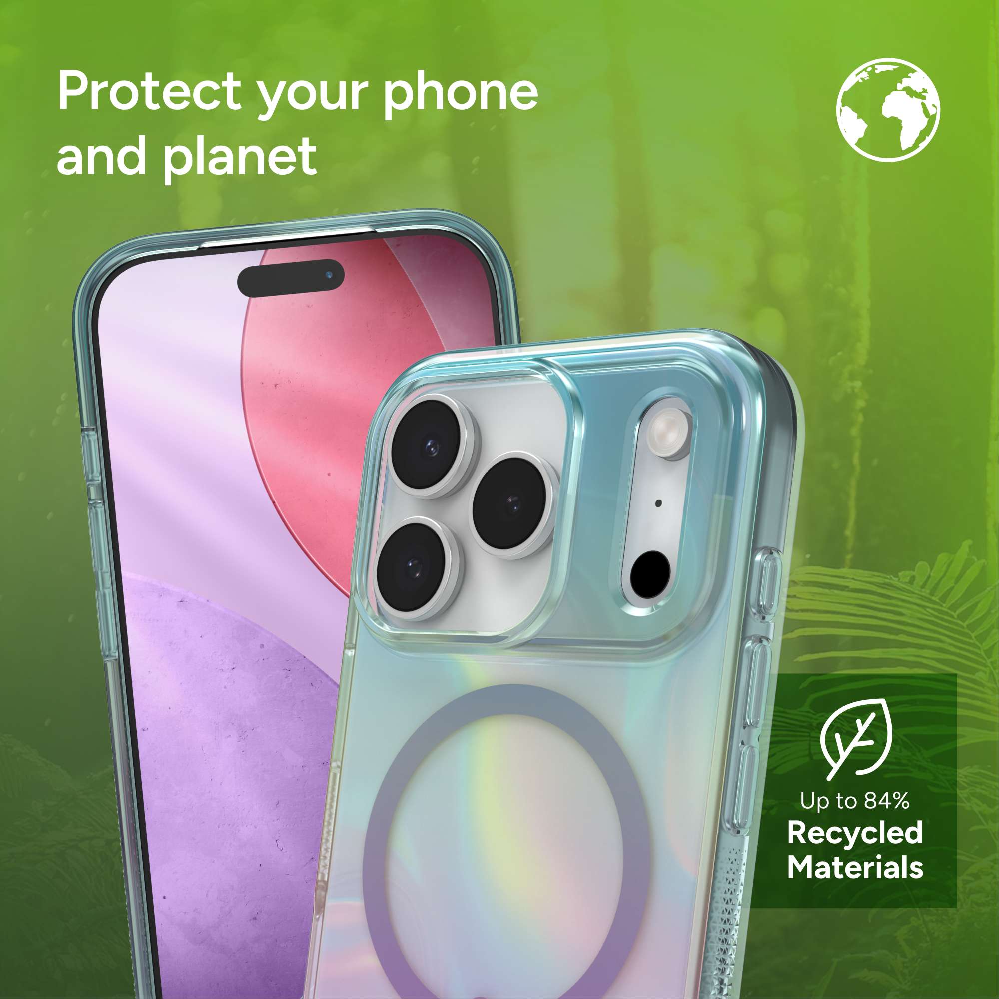 Milan Snap for MagSafe iPhone 17 Pro Iridescent Phone Case
